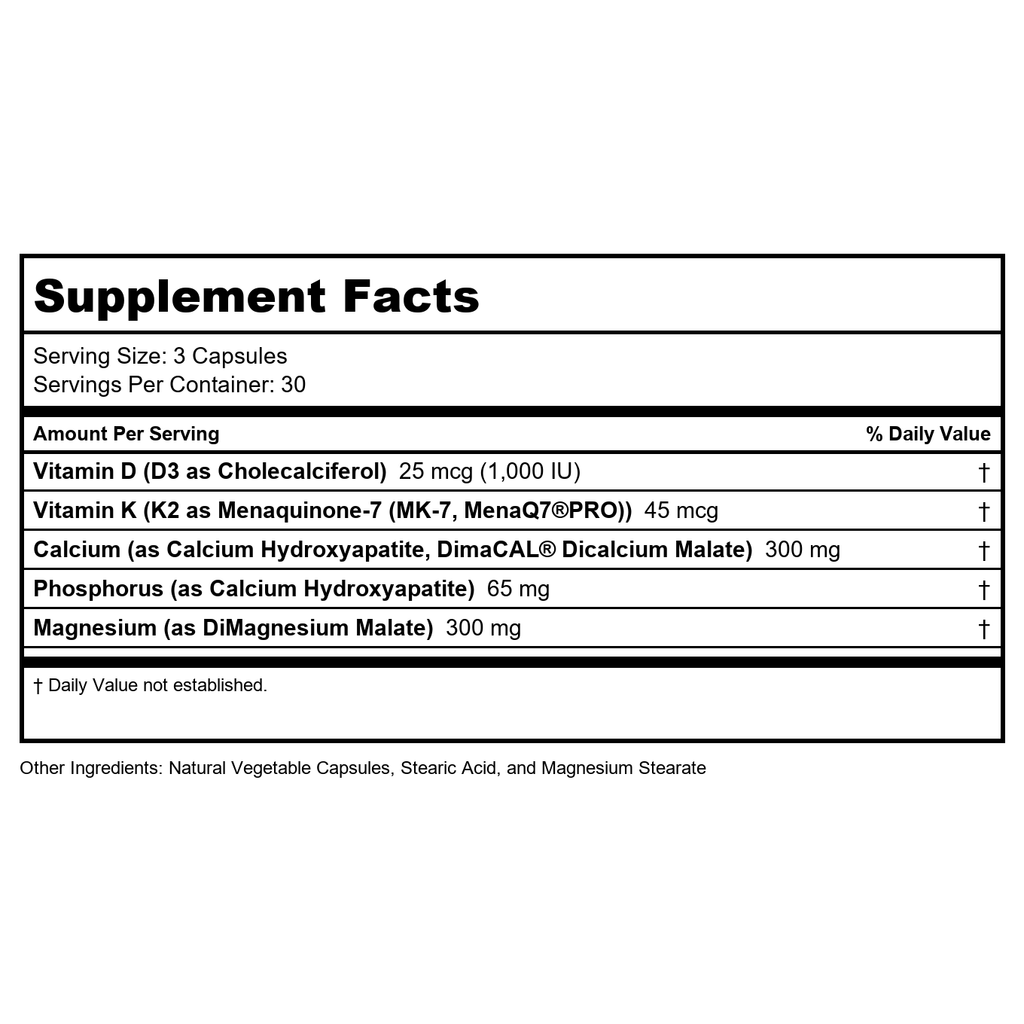 Ortho Molecular OsteoBase 90 Capsules