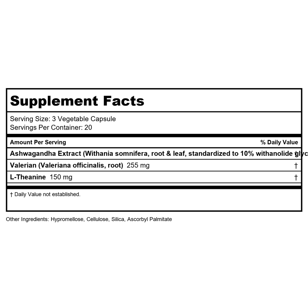 Vital Nutrients Tension Ease 60 Vcaps