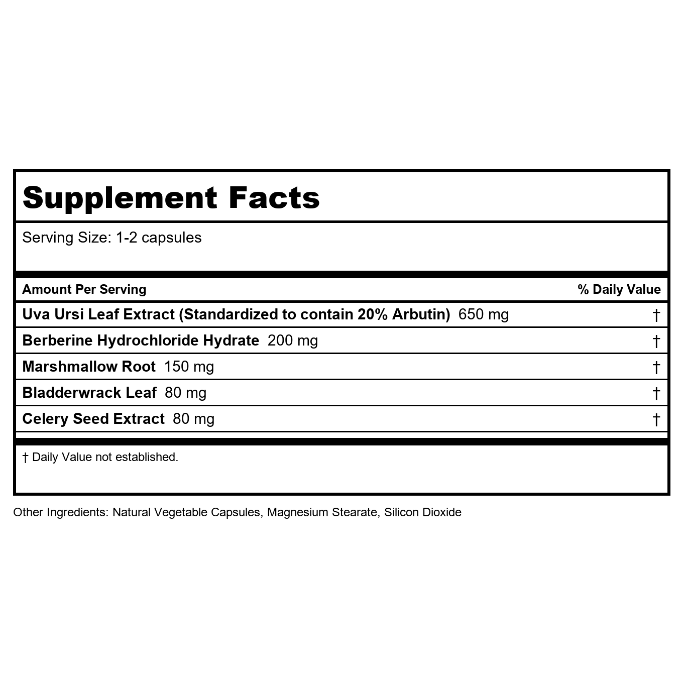 Ortho Molecular Cystistatin 60 Capsules