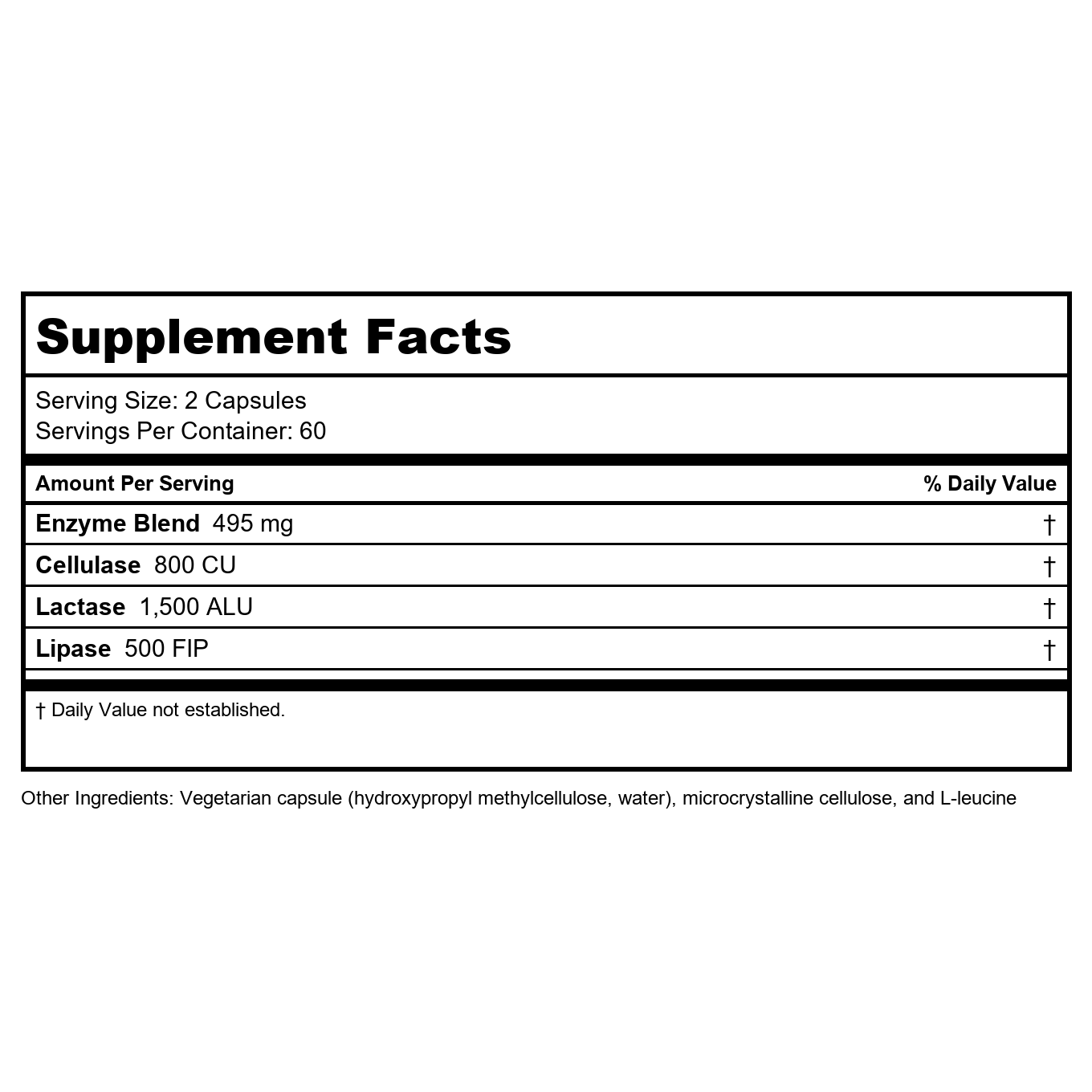 Klaire Labs Vital Zymes Complete 120 Vcaps