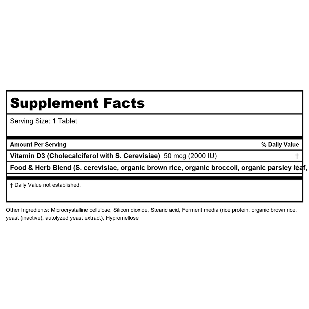 Innate Response Vitamin D3 2000 IU 90 Tablets