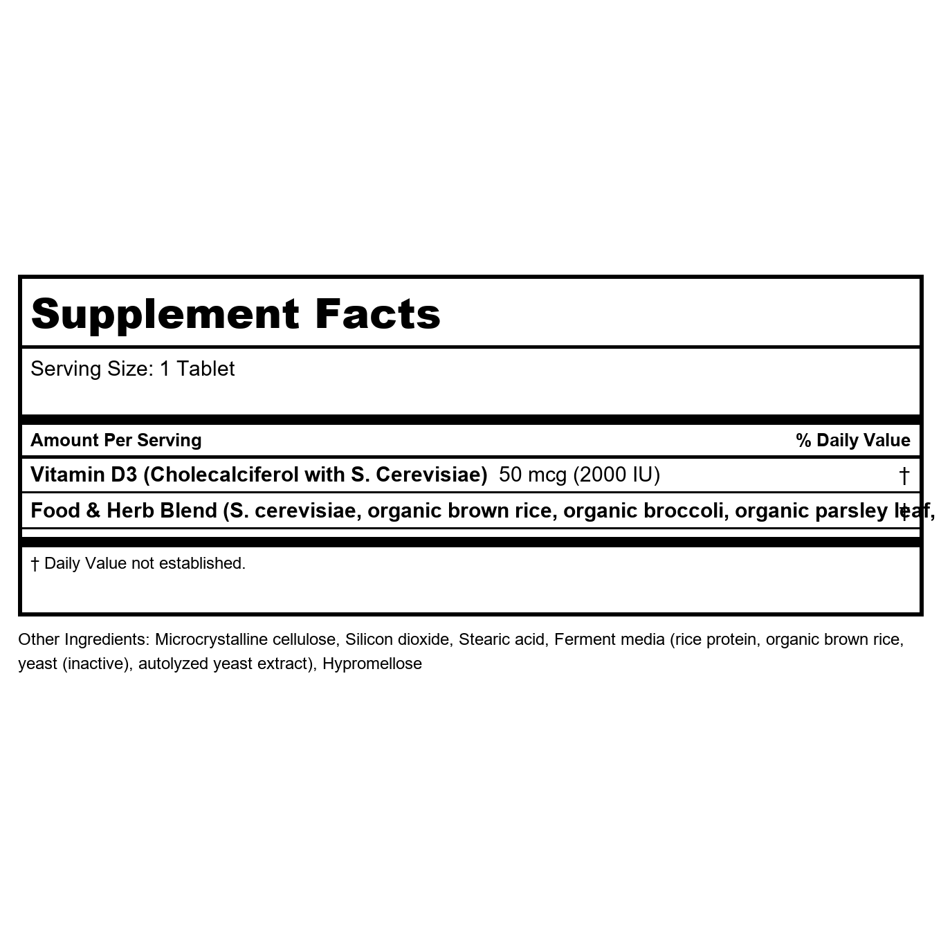 Innate Response Vitamin D3 2000 IU 90 Tablets