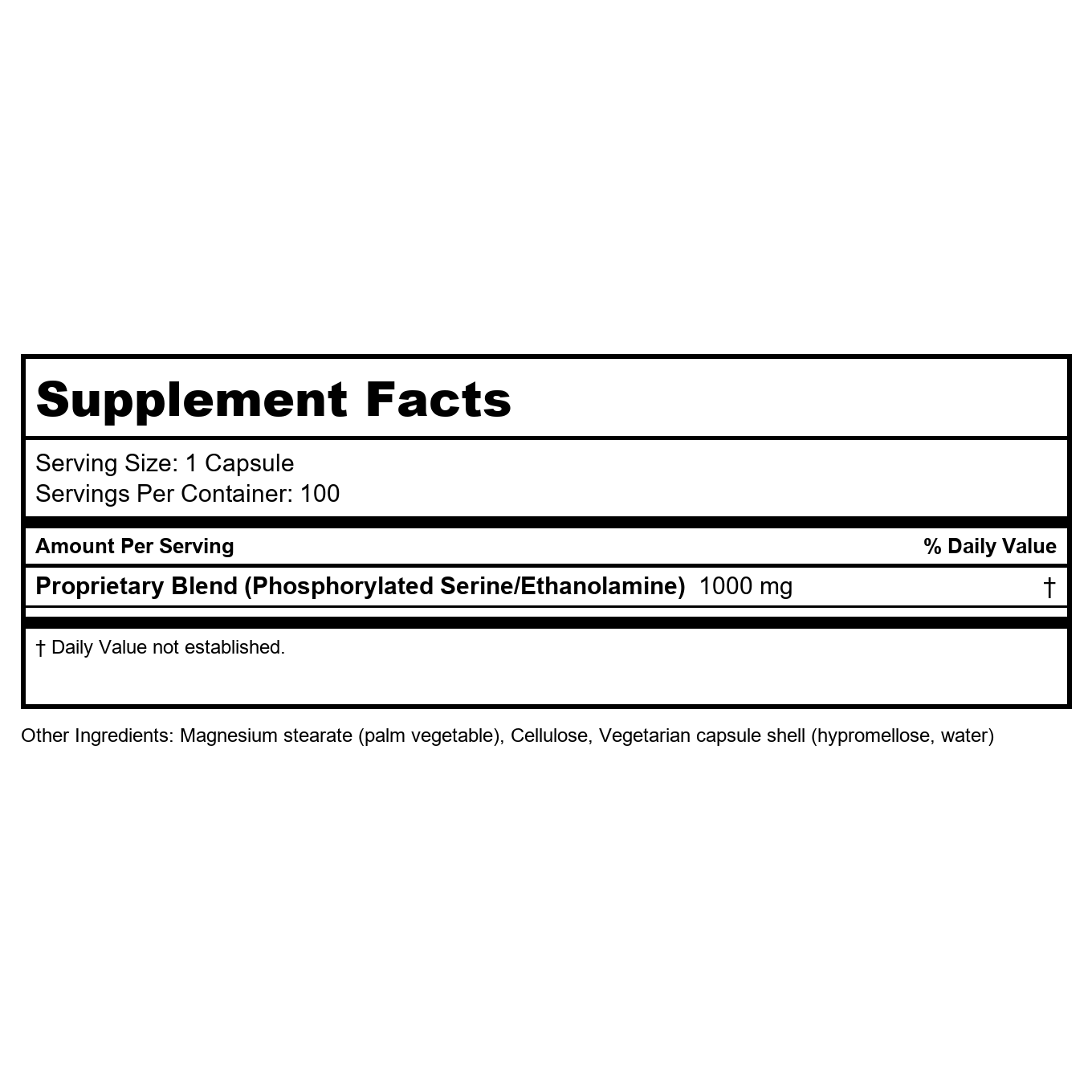 InterPlexus Seriphos 100 Capsules