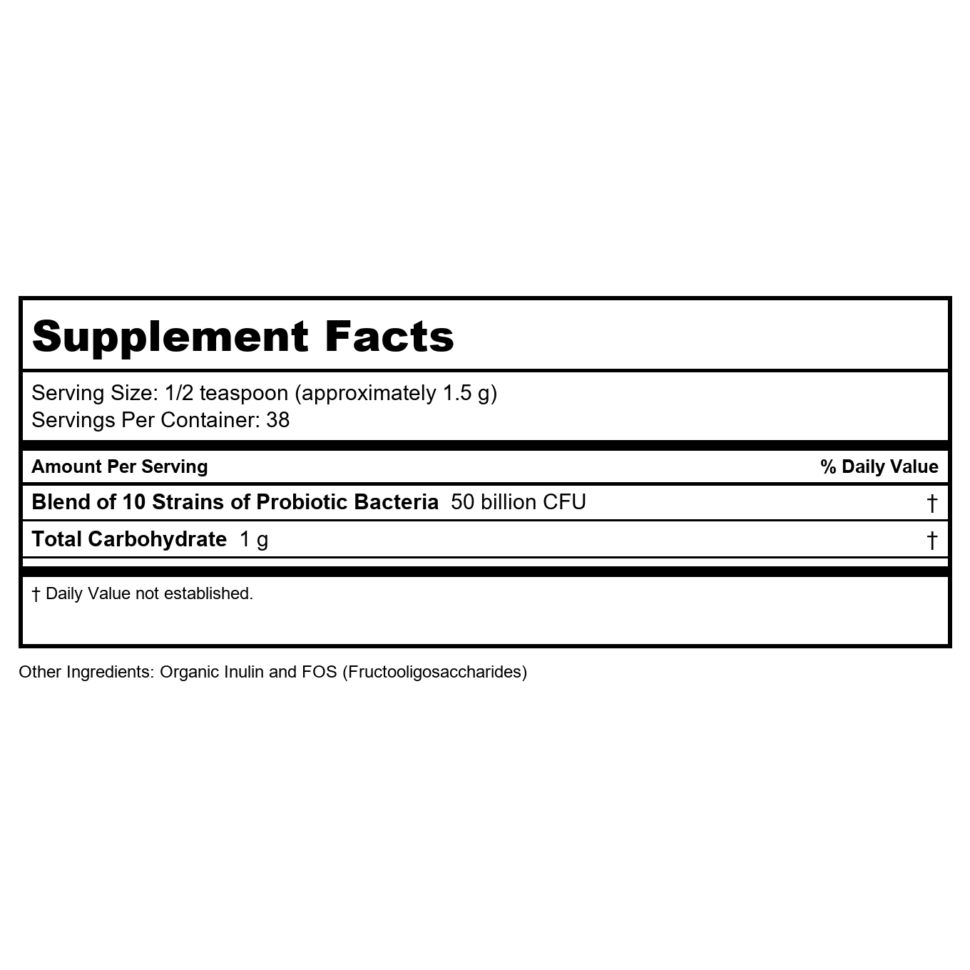 Now Foods Probiotic-10 50 Billion Powder 2oz - 2927
