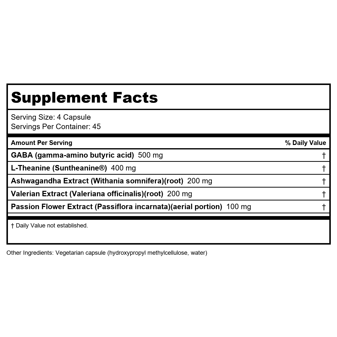Klaire Labs Stress Support Complex 180 Capsules