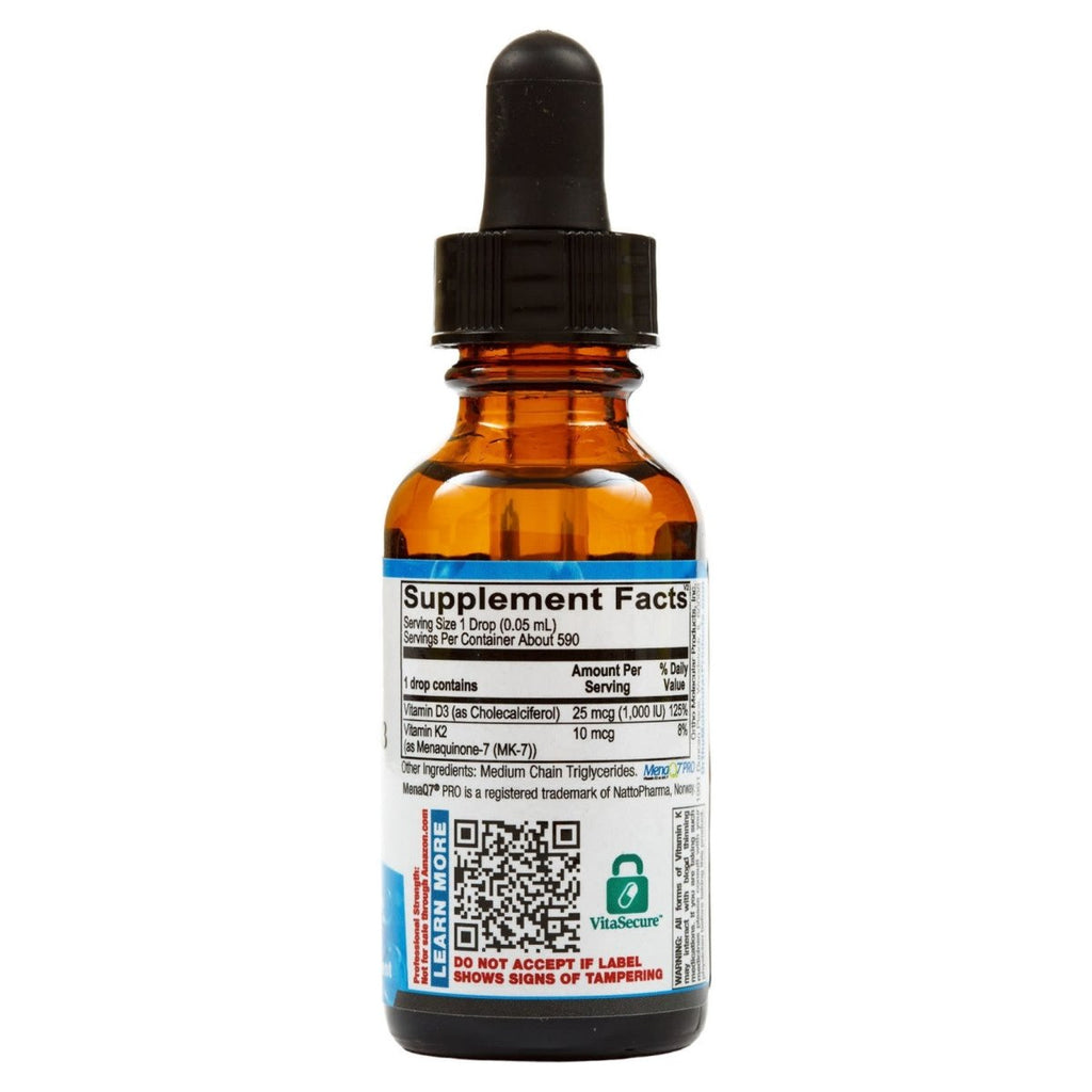 Ortho Molecular Liquid Vitamin D3 1,000 IU 1oz