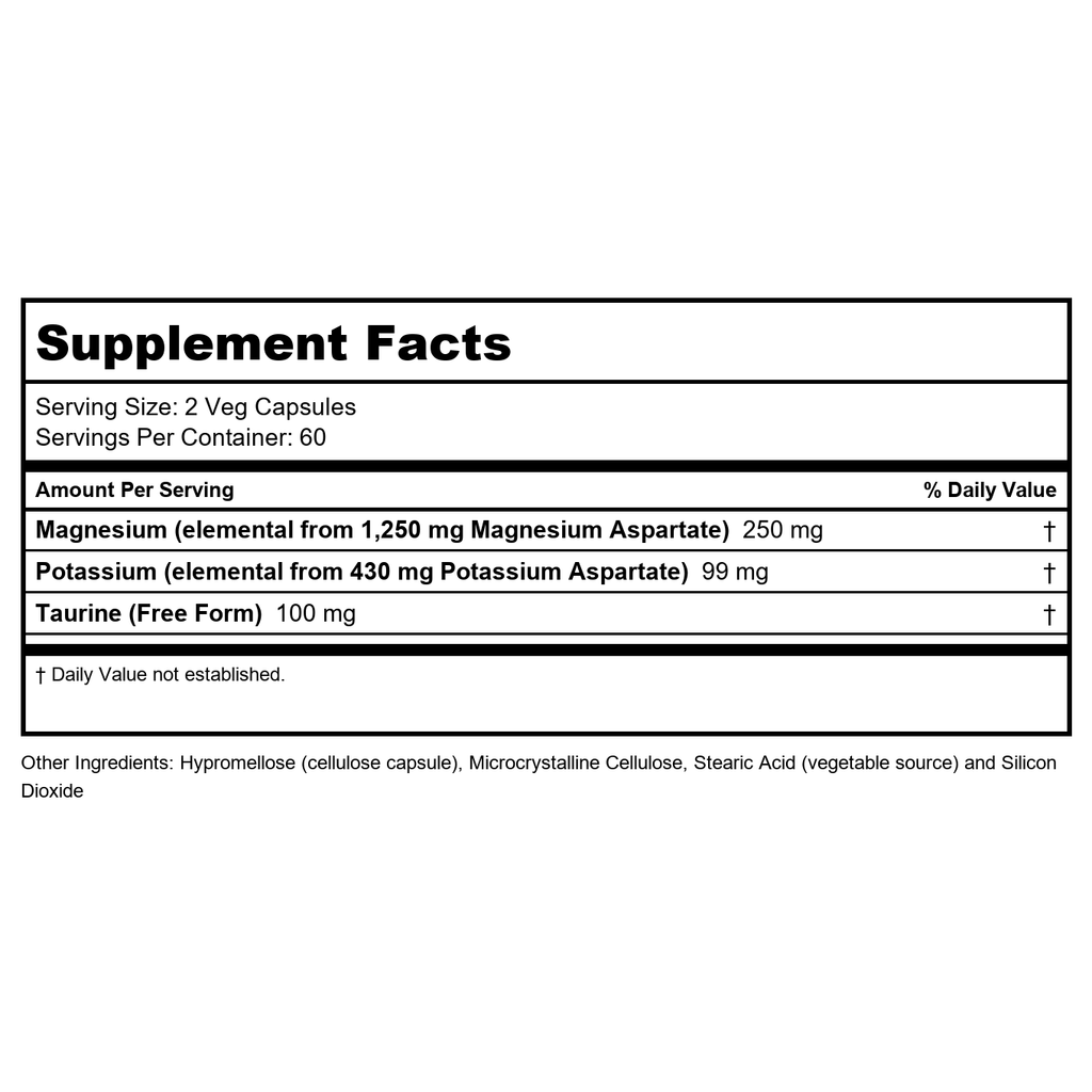 Now Foods Magnesium & Potassium Aspartate 120 Vcaps - 1320
