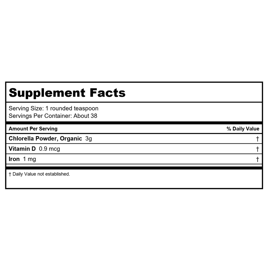 Now Foods Chlorella Powder Organic 4oz - 2636