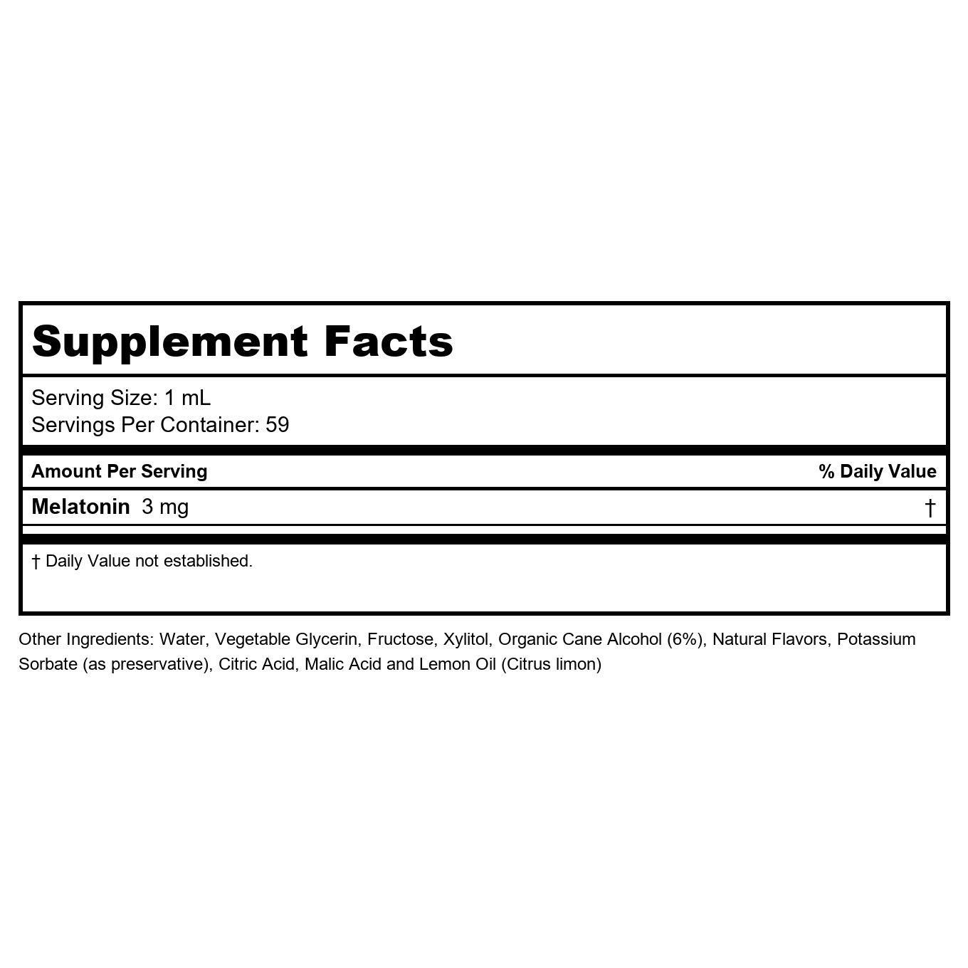 Now Foods Liquid Melatonin 2oz - 3261
