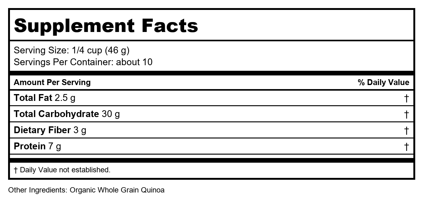 Now Real Food Quinoa Whole Grain Organic 16oz - 6311 -