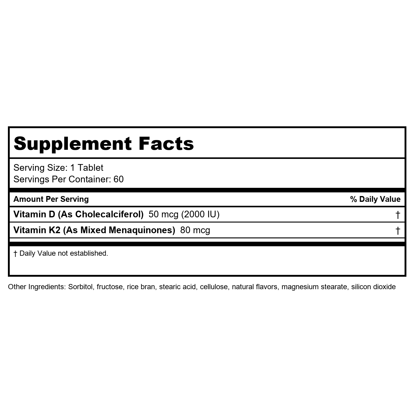 Anabolic Laboratories Ultra K2-D3 60 Chewables