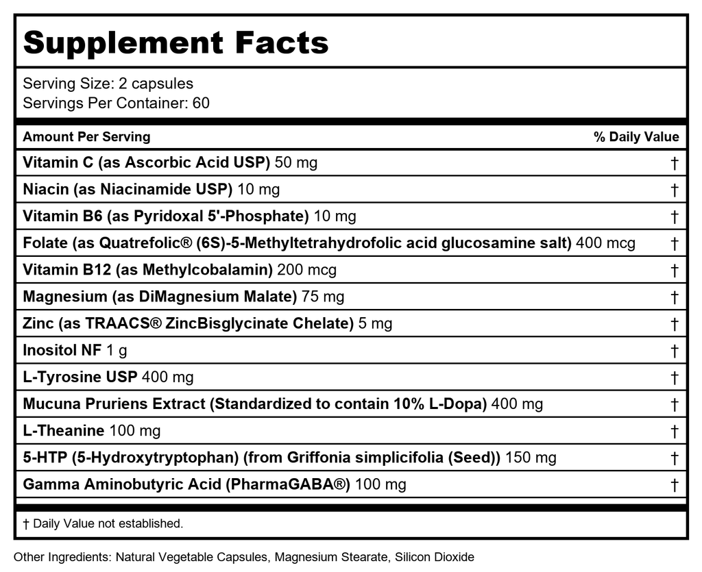 Ortho Molecular CereVive 120 Capsules