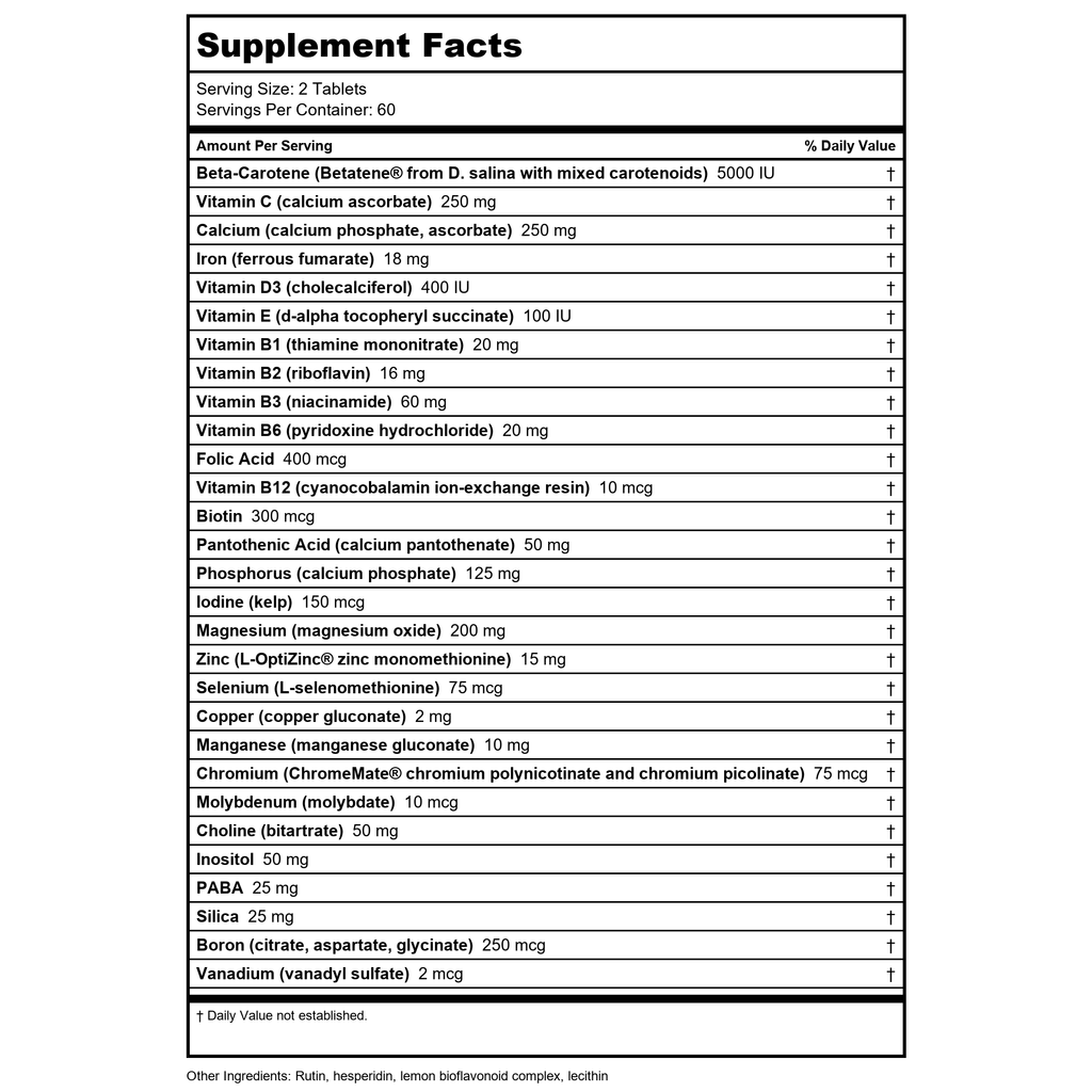 Anabolic Laboratories Aved-Prenatal Multi 120 Vtabs