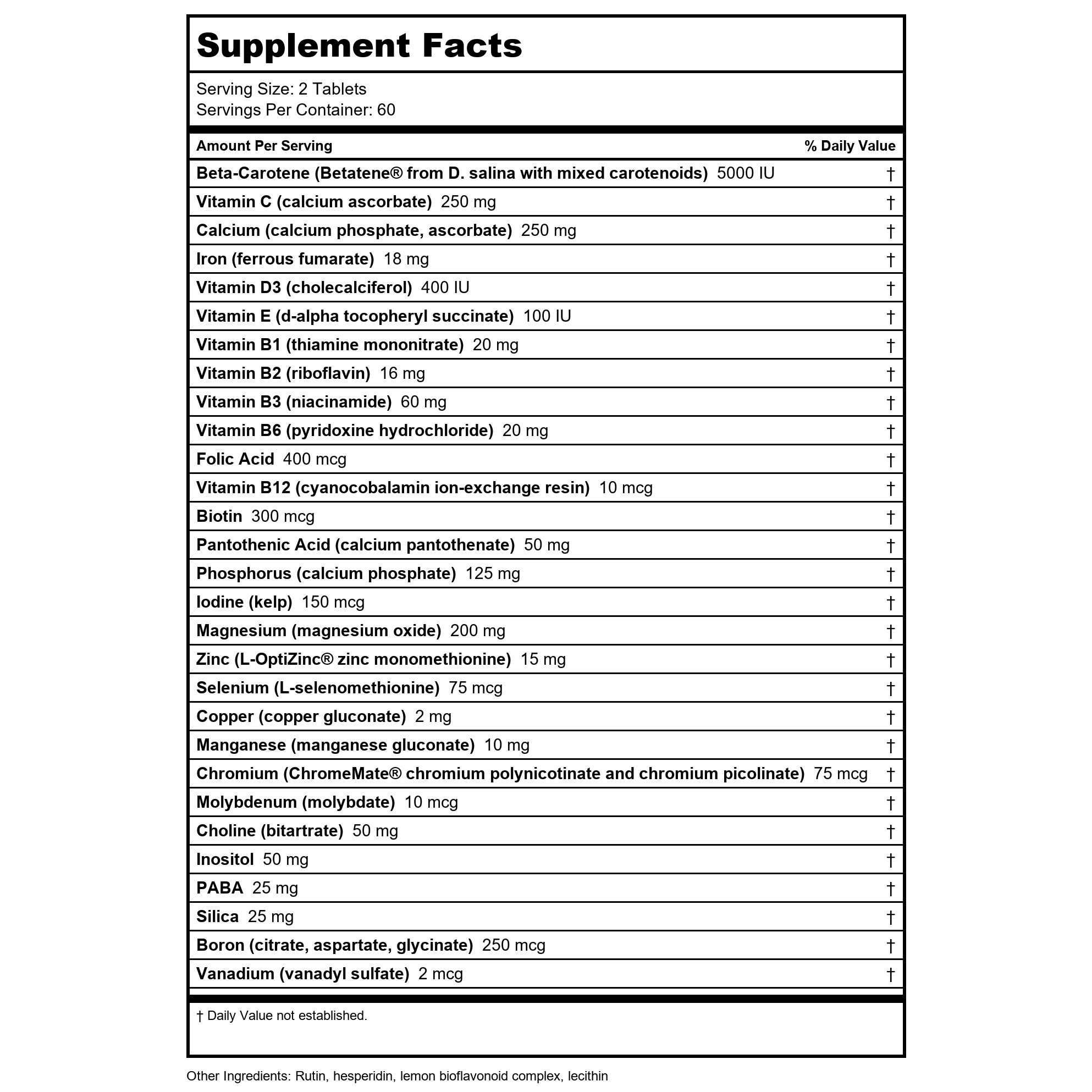 Anabolic Laboratories Aved-Prenatal Multi 120 Vtabs