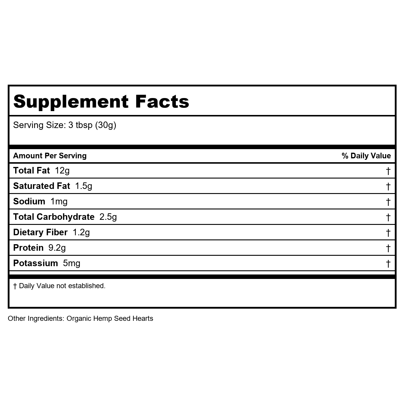 Now Real Food Hemp Seed Hearts Organic 8oz - 6281