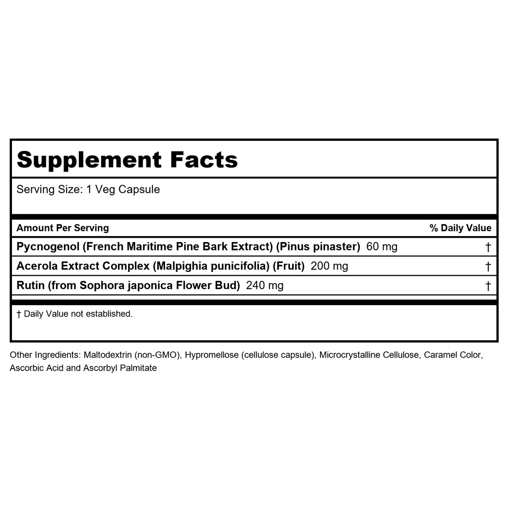 Now Foods Pycnogenol 60 mg 50 Vcaps - 3277