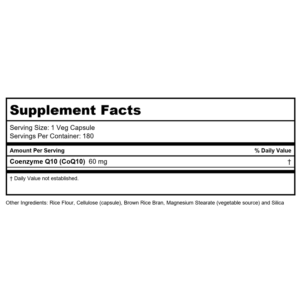 Now Foods CoQ10 60 mg 180 Vcaps -3154
