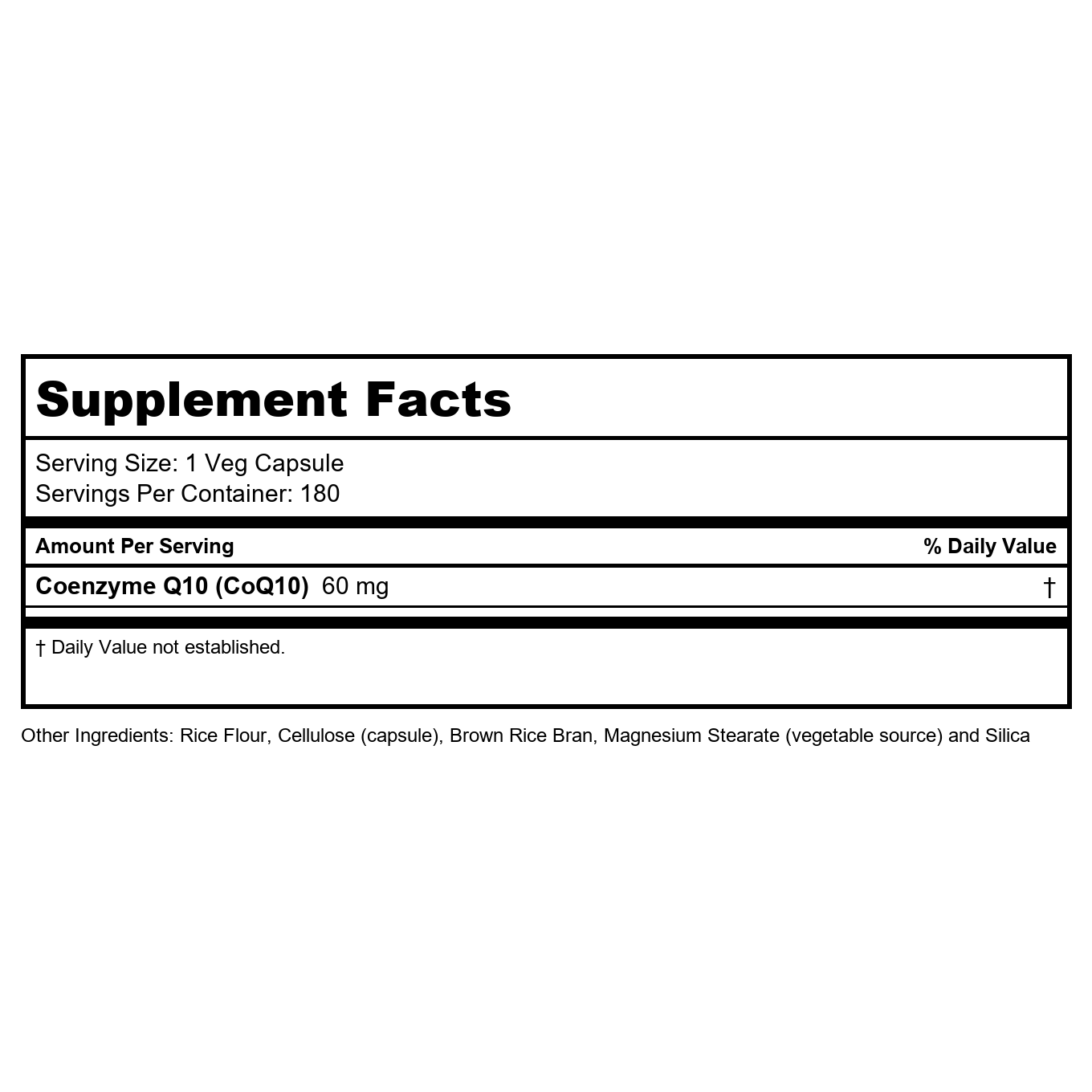 Now Foods CoQ10 60 mg 180 Vcaps -3154