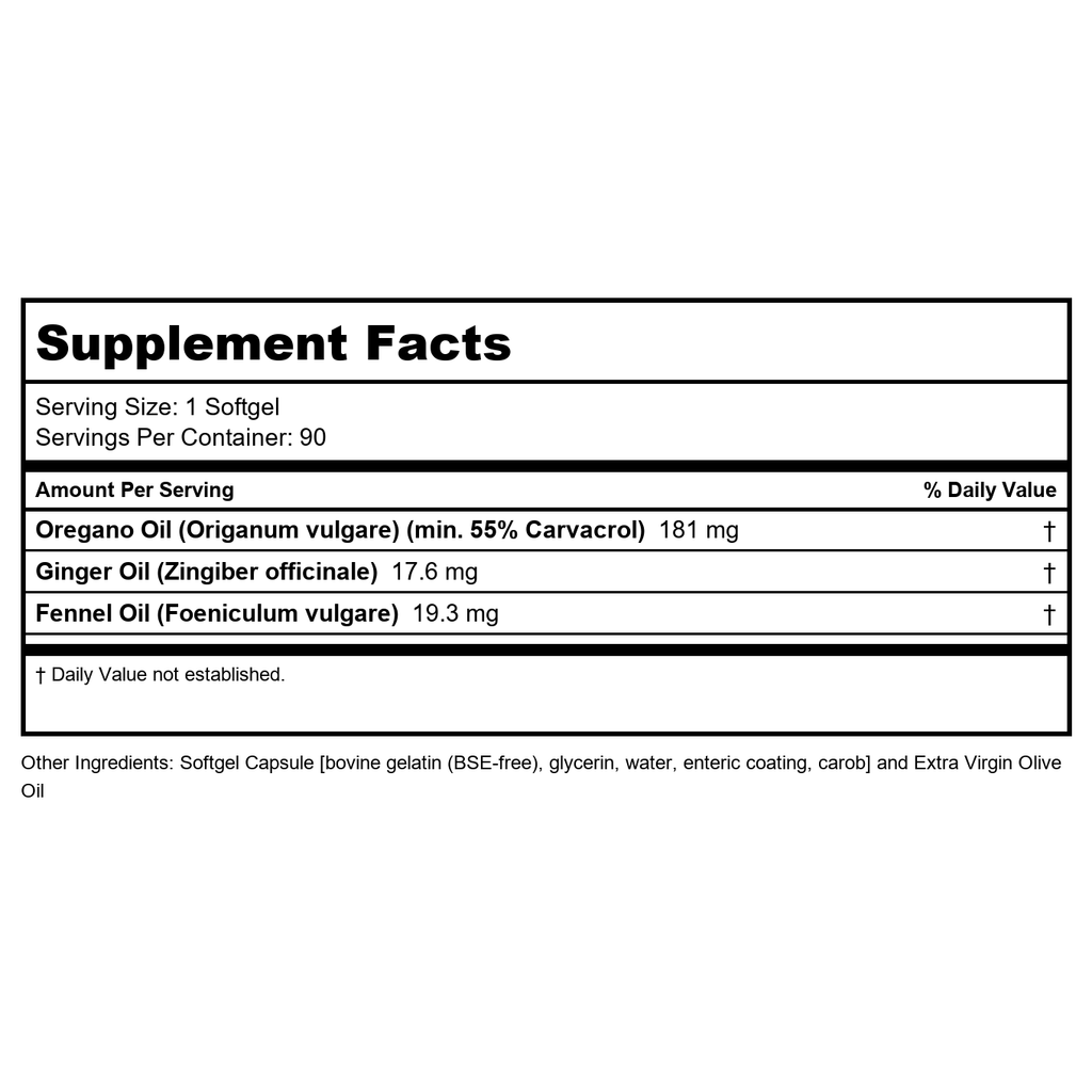 Now Foods Oregano Oil 90 Softgels - 4732