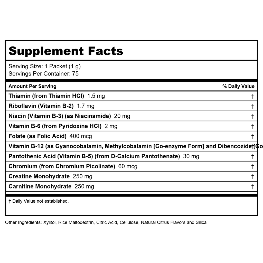 Now Foods Instant Energy B-12 75 Packets - 0497