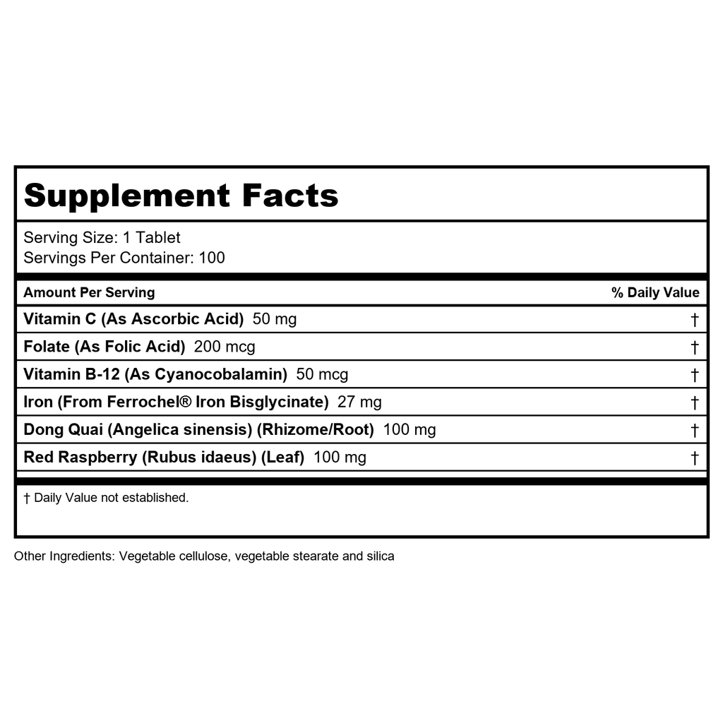 Now Foods Iron Complex Vegetarian 100 Tablets - 1440 - 3 Pack