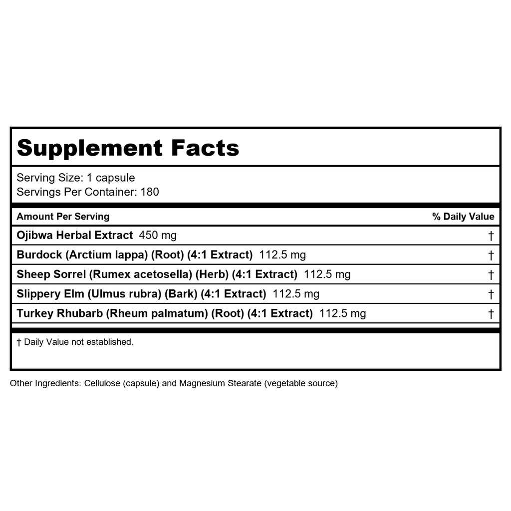 Now Foods Ojibwa Herbal Extract 450 mg 180 Vcaps - 4674