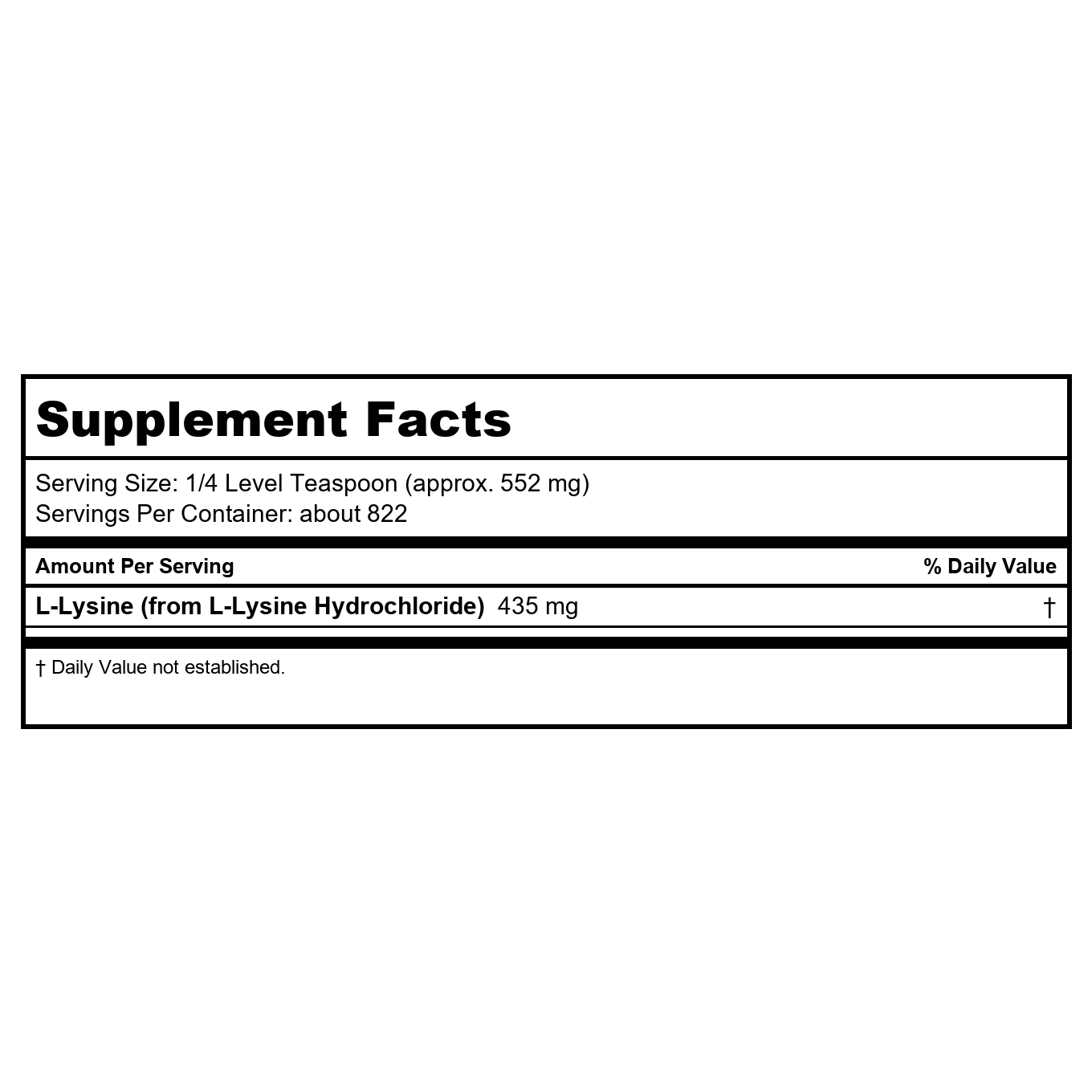 Now Foods L-Lysine Powder 1 Pound - 0240