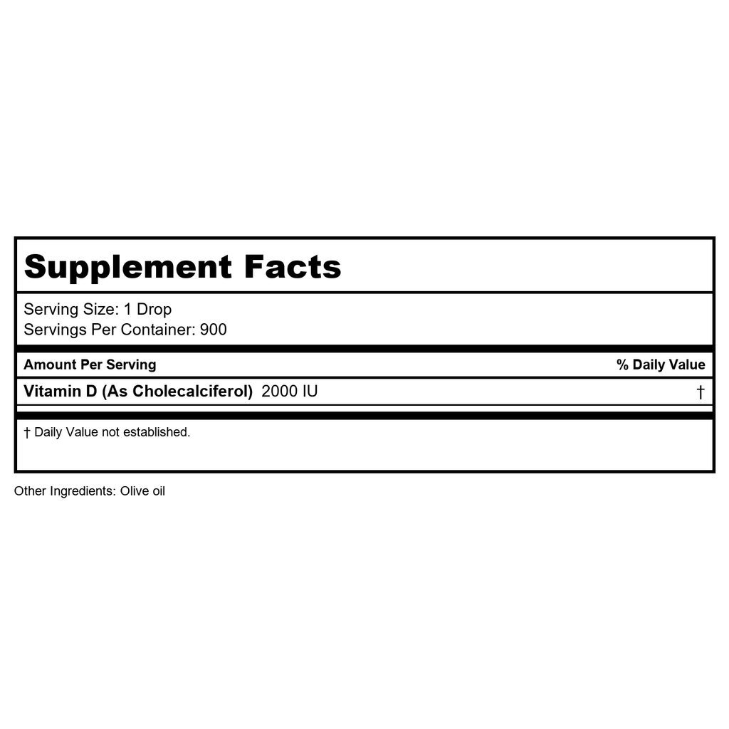 Rx Vitamins Liqui-D3 2,000 IU 1 Oz