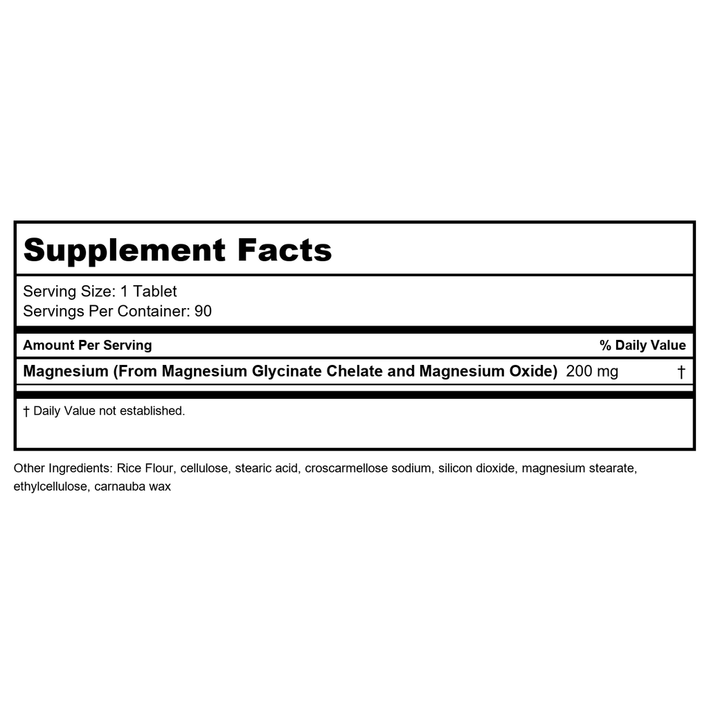 Carlson Labs Chelated Magnesium 180 Tablets