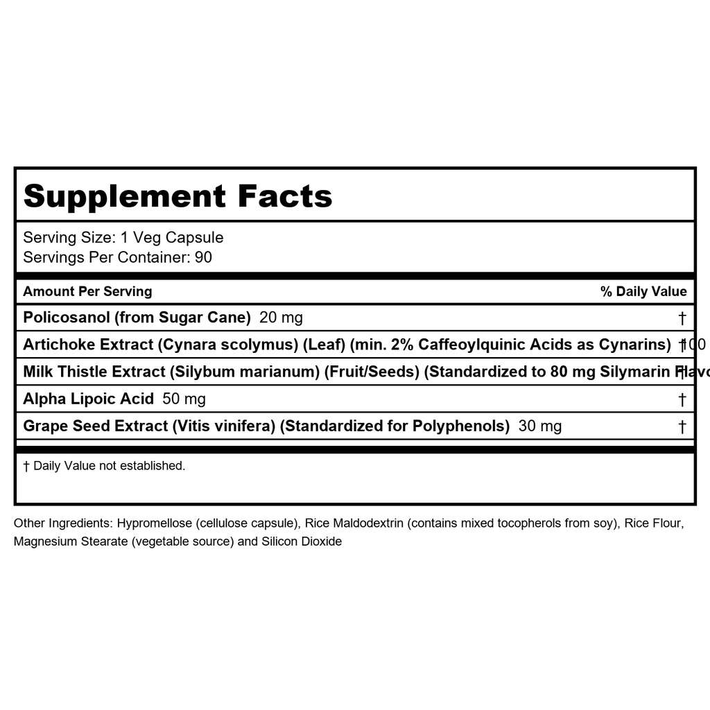 Now Foods Policosanol Double Strength 20mg 90 Vcaps - 1824