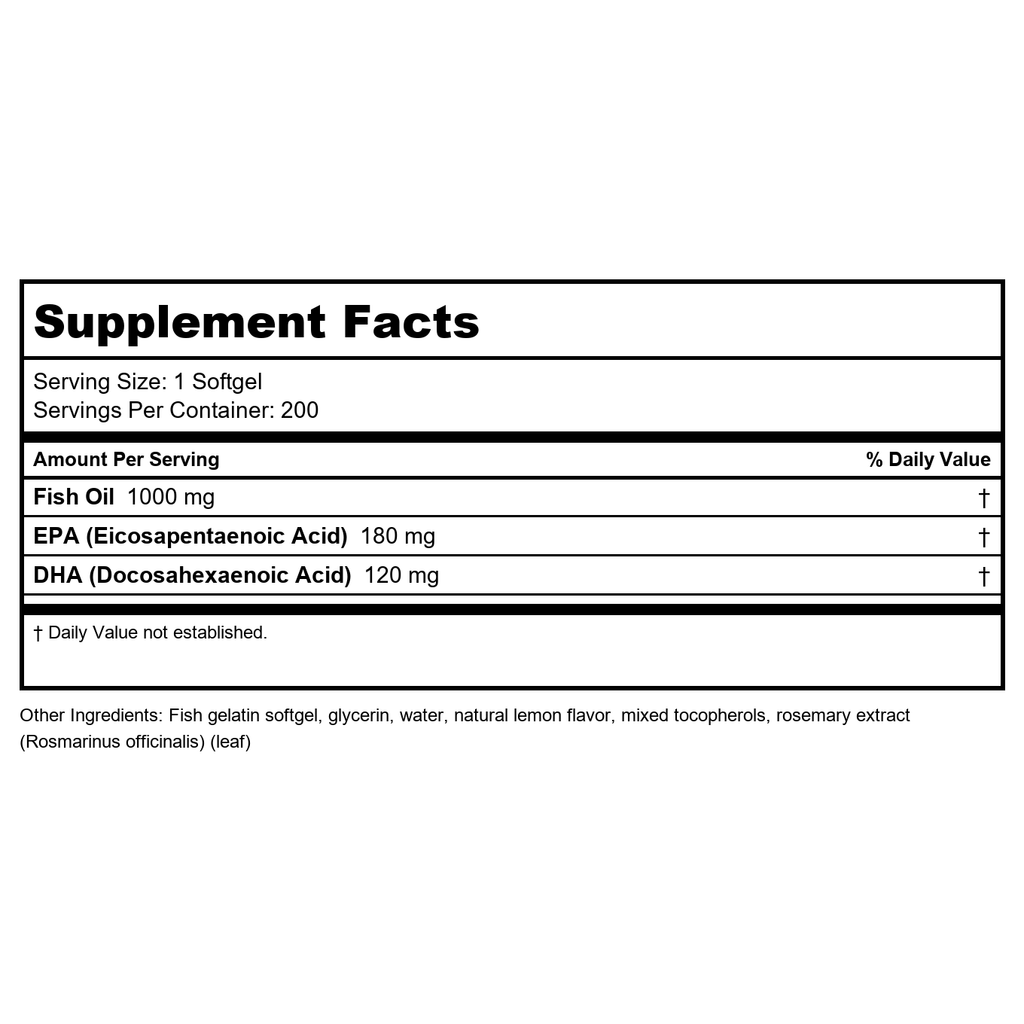 Now Foods Omega-3 Molecularly Distilled 200 Fish Softgels - 1648