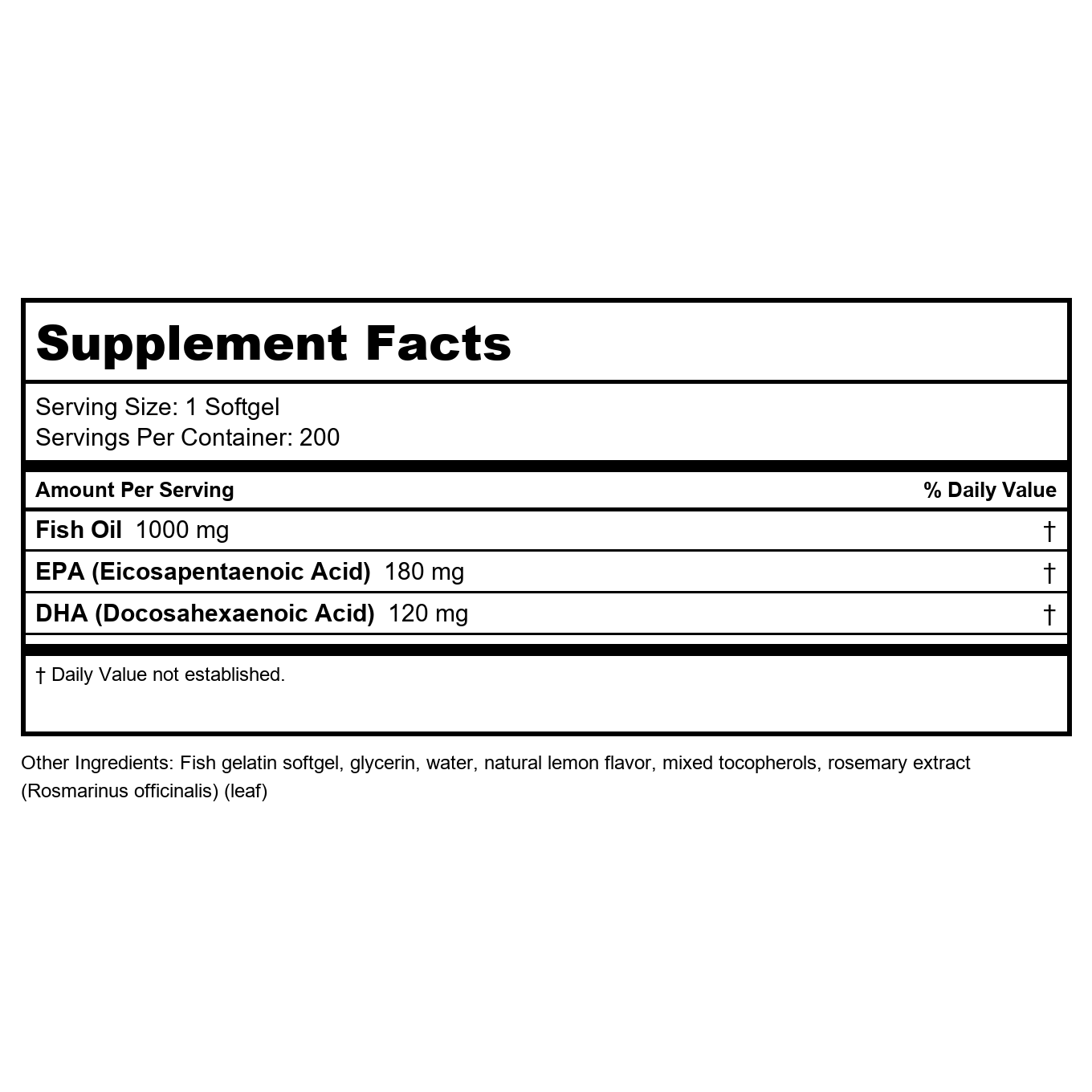 Now Foods Omega-3 Molecularly Distilled 200 Fish Softgels - 1648