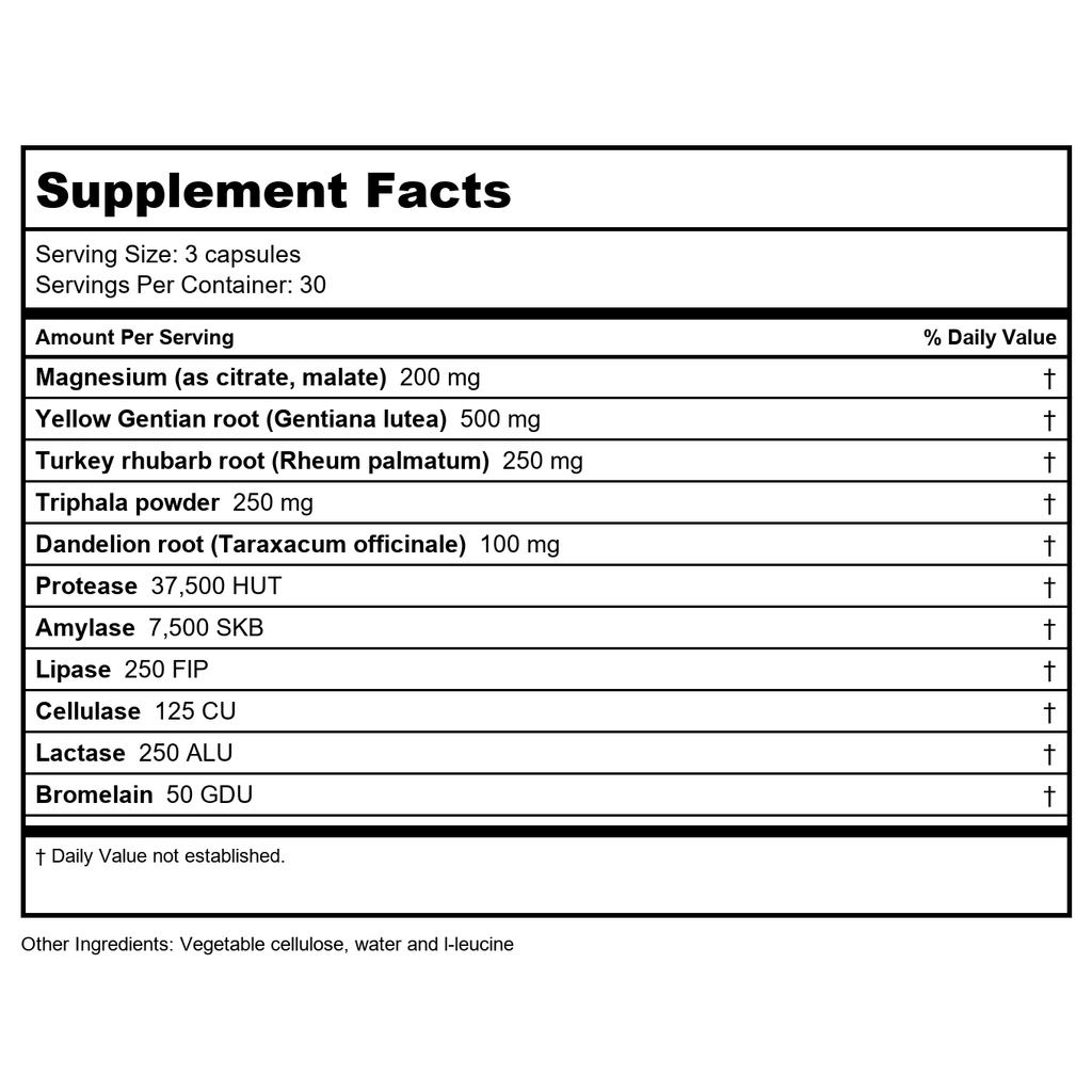 Vitanica Colon Motility Blend 90 Vcaps