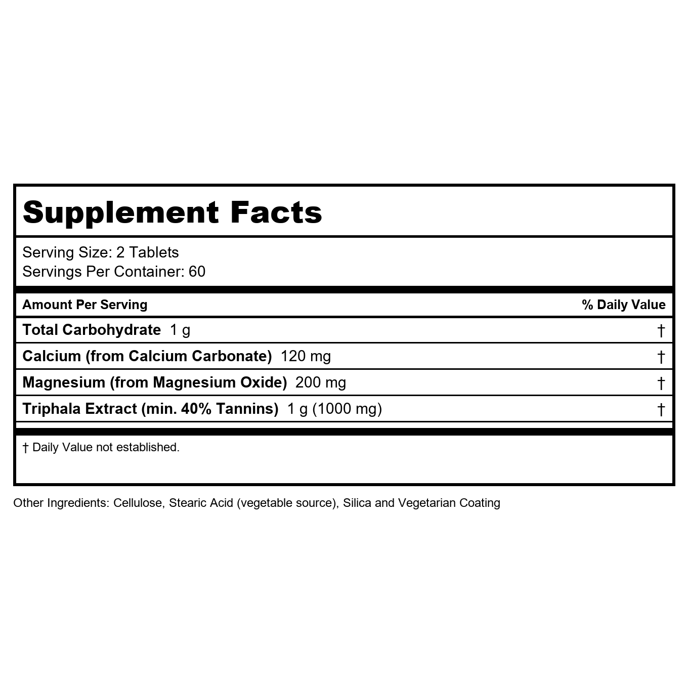 Now Foods Triphala 500 mg 120 Tablets - 4764