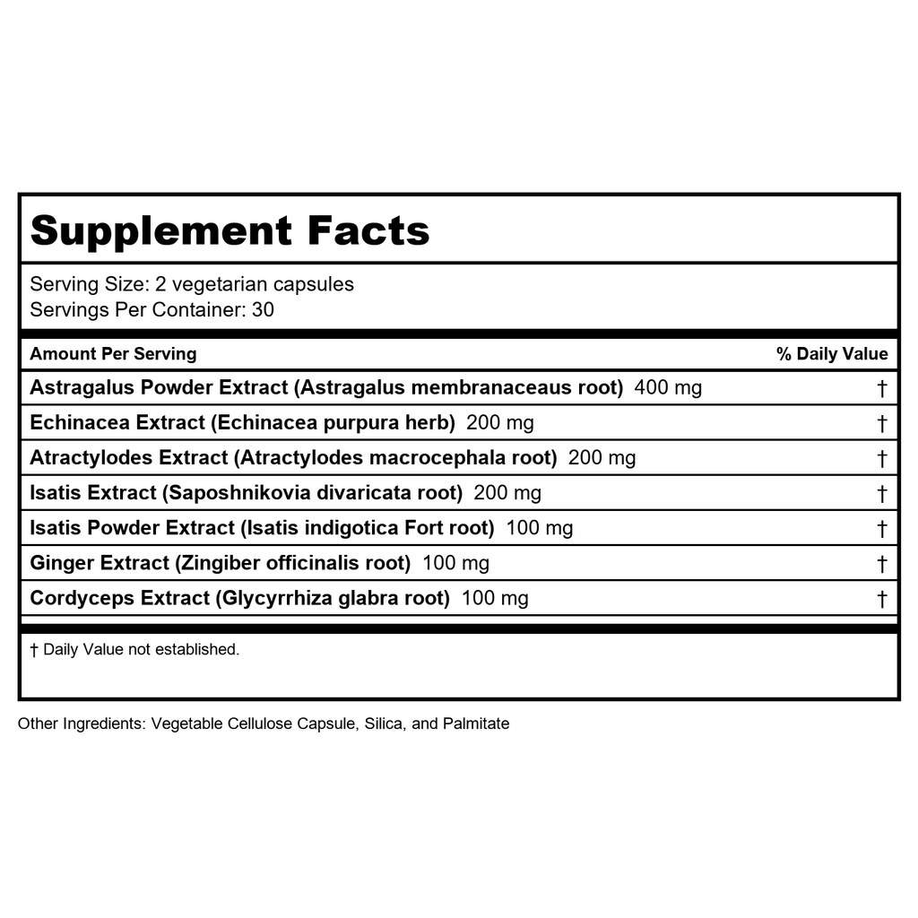 Vital Nutrients Immune Support 60 Vcaps
