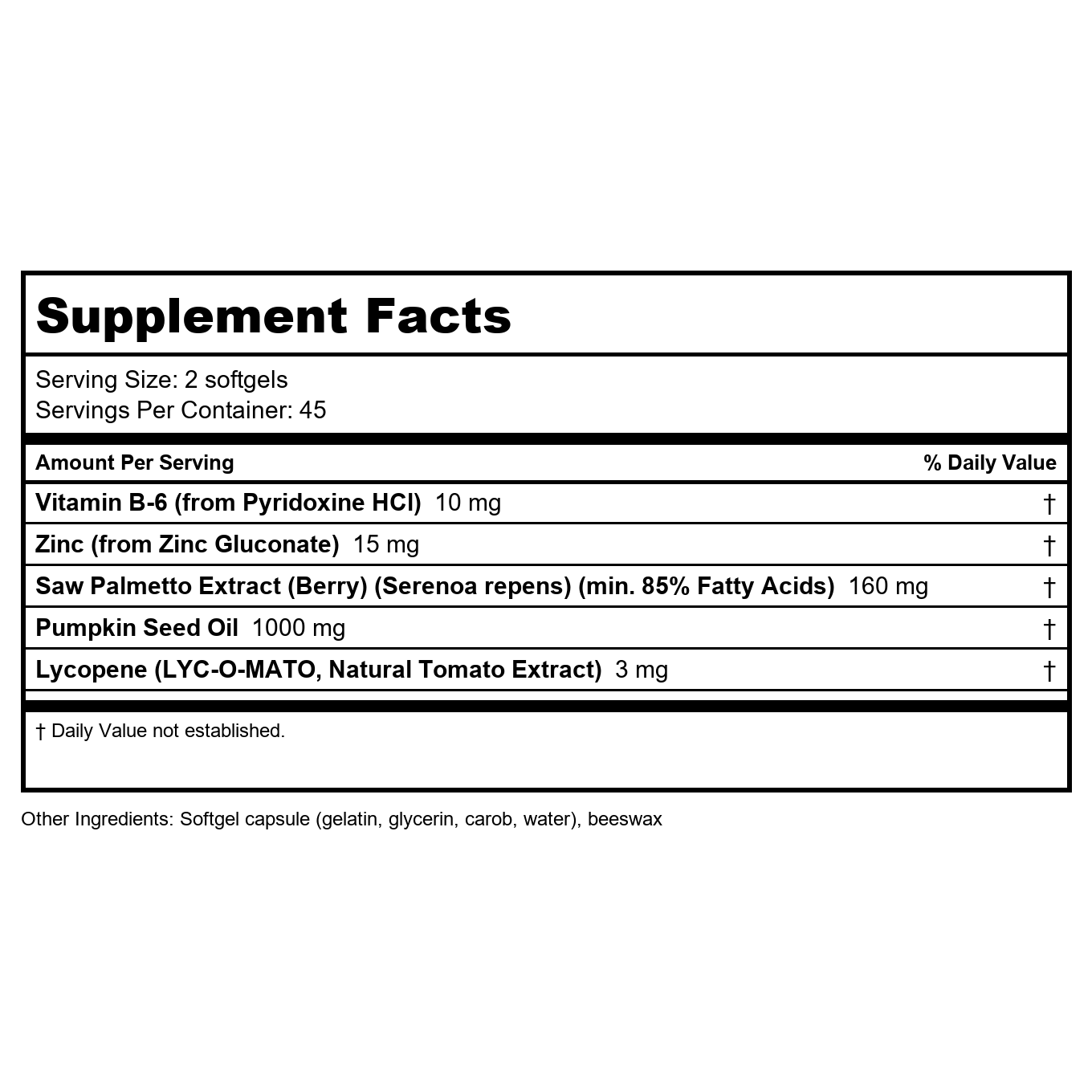 Now Foods Prostate Support 90 Softgels - 3340