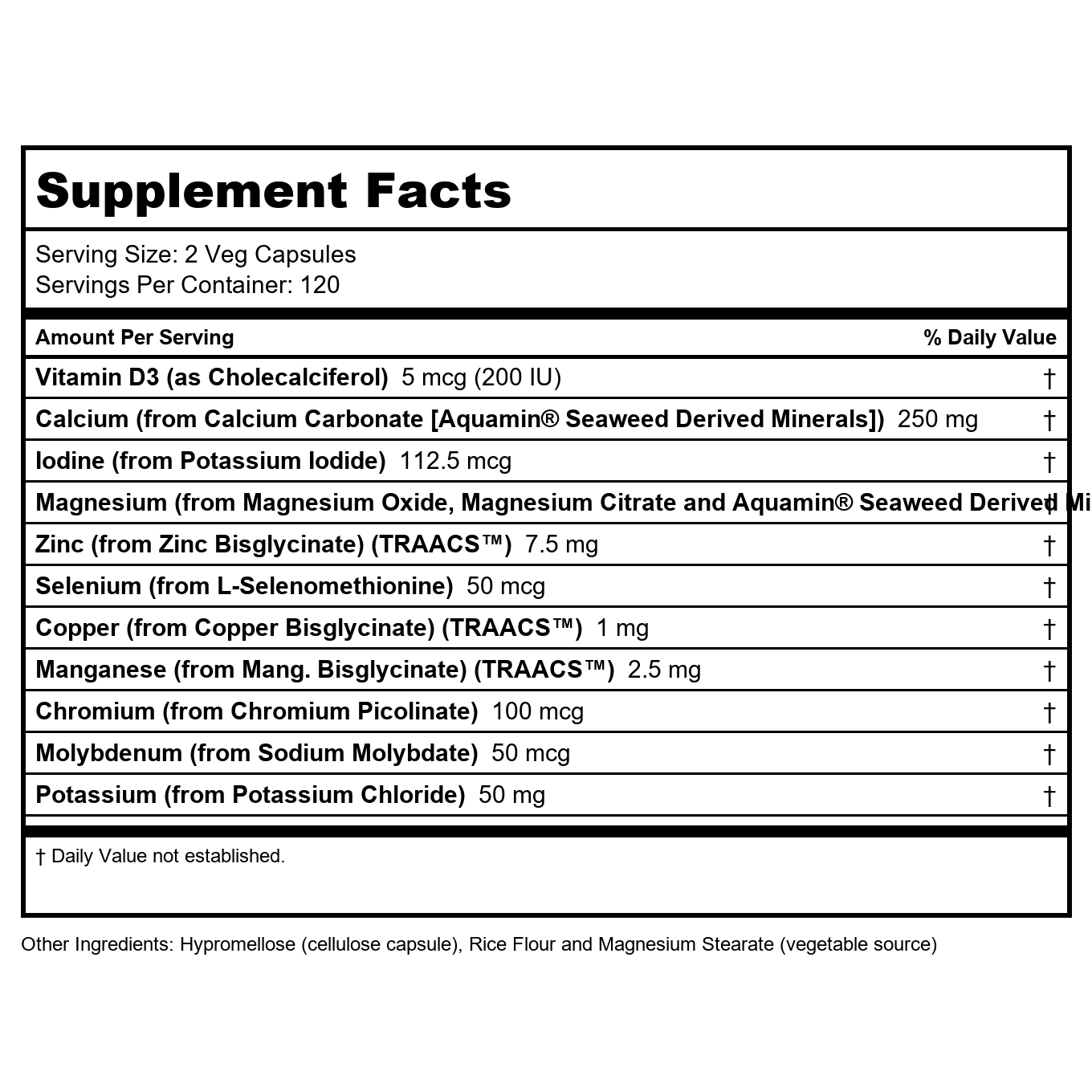 Now Foods Full Spectrum Mineral Caps 240 Vcaps - 1545
