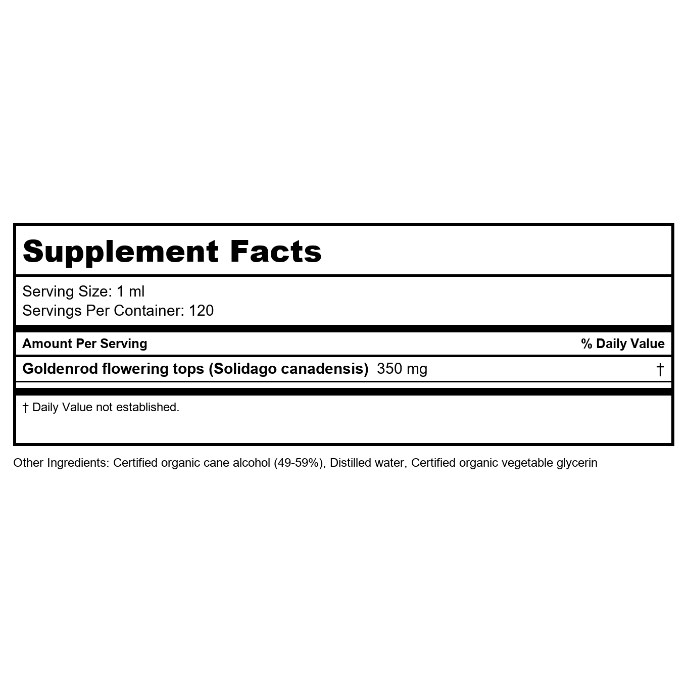 Herb Pharm Goldenrod 1oz