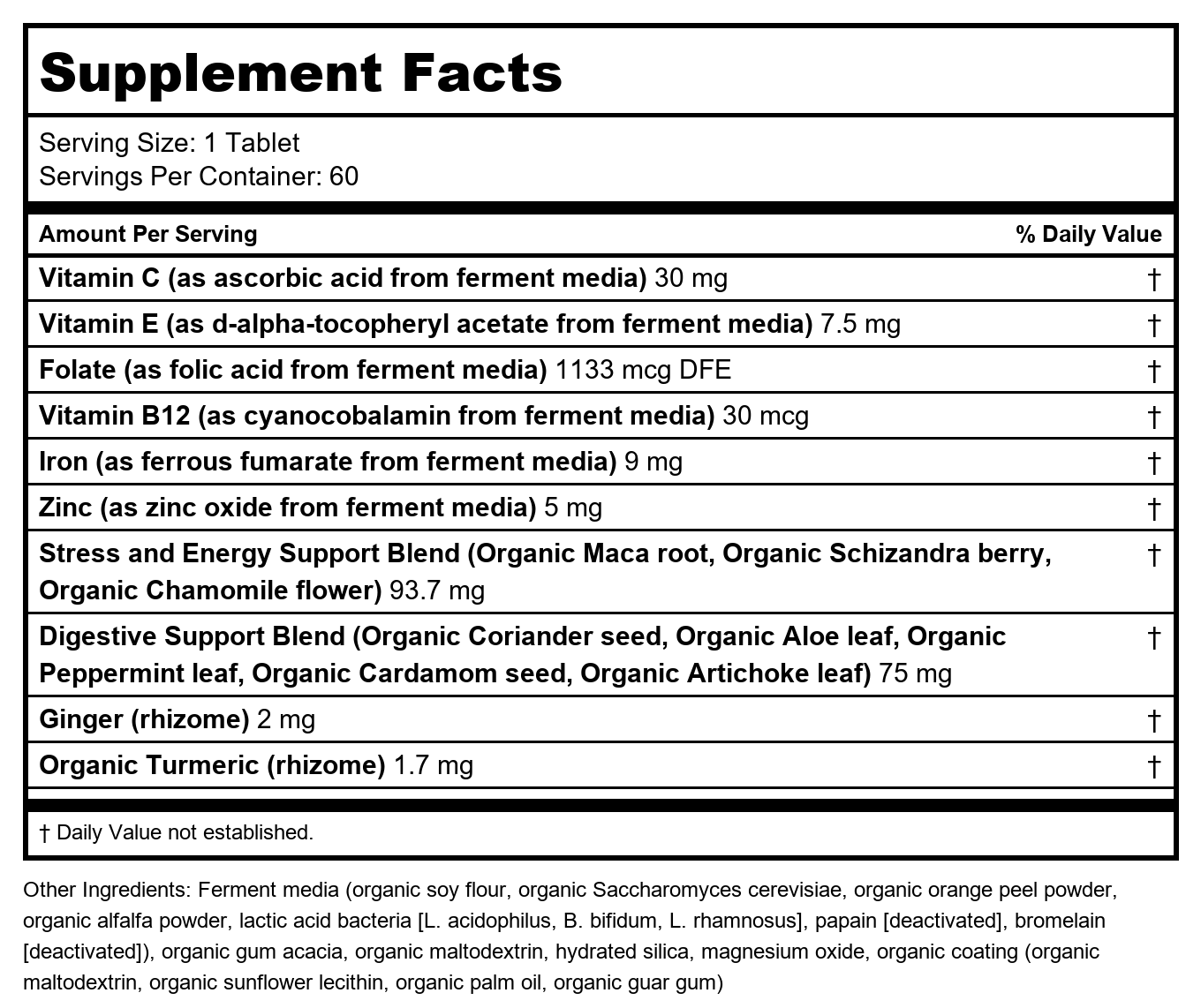 New Chapter Iron Complex 60 Vcaps