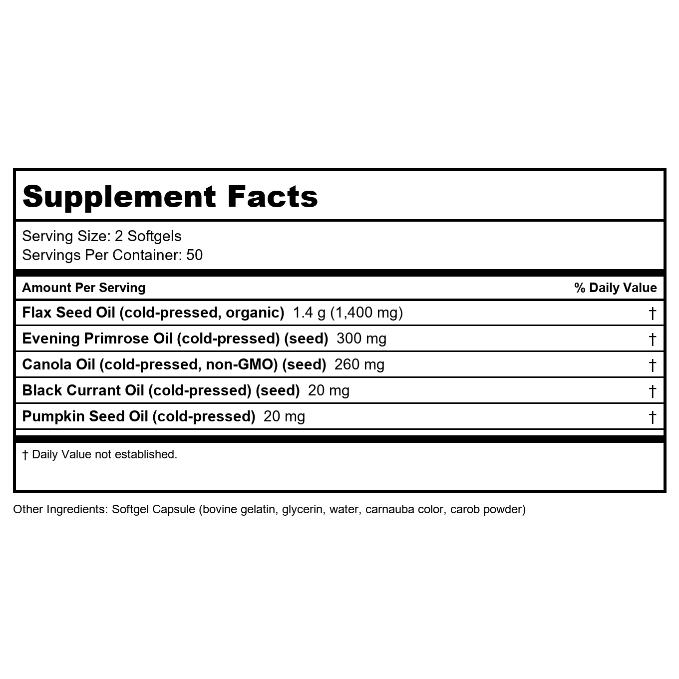 Now Foods Omega 3-6-9 1000 mg 100 Softgels - 1835