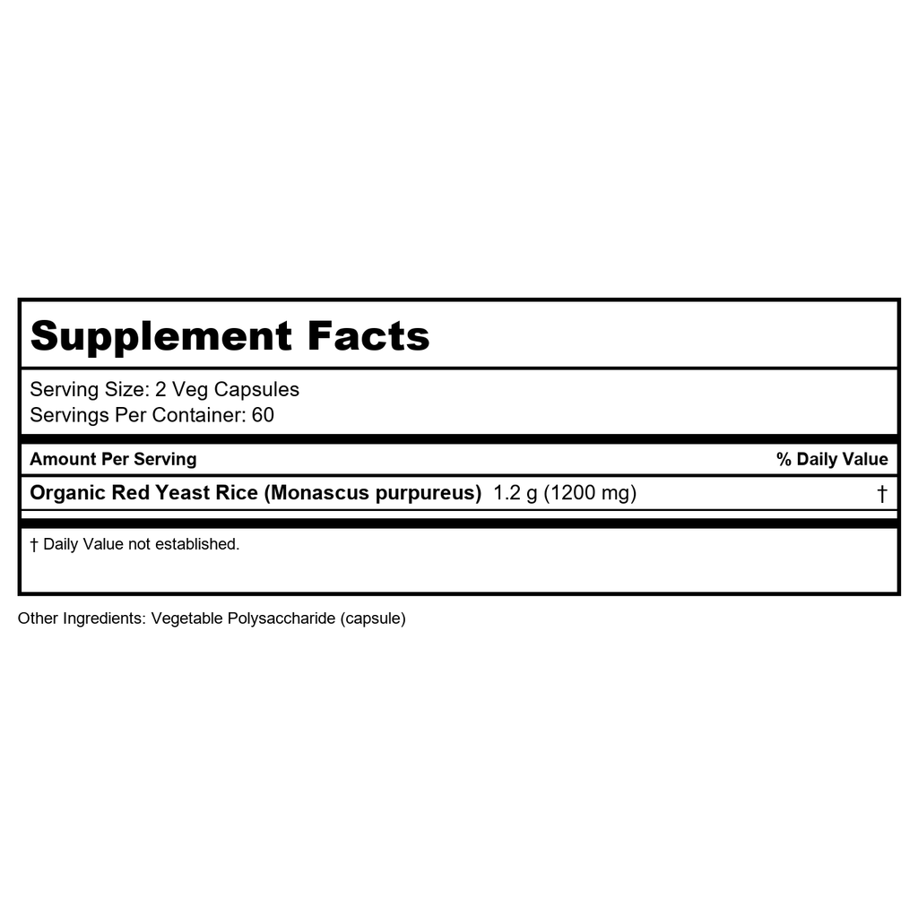 Now Foods Red Yeast Rice 600 mg 120 Vcaps - 3501