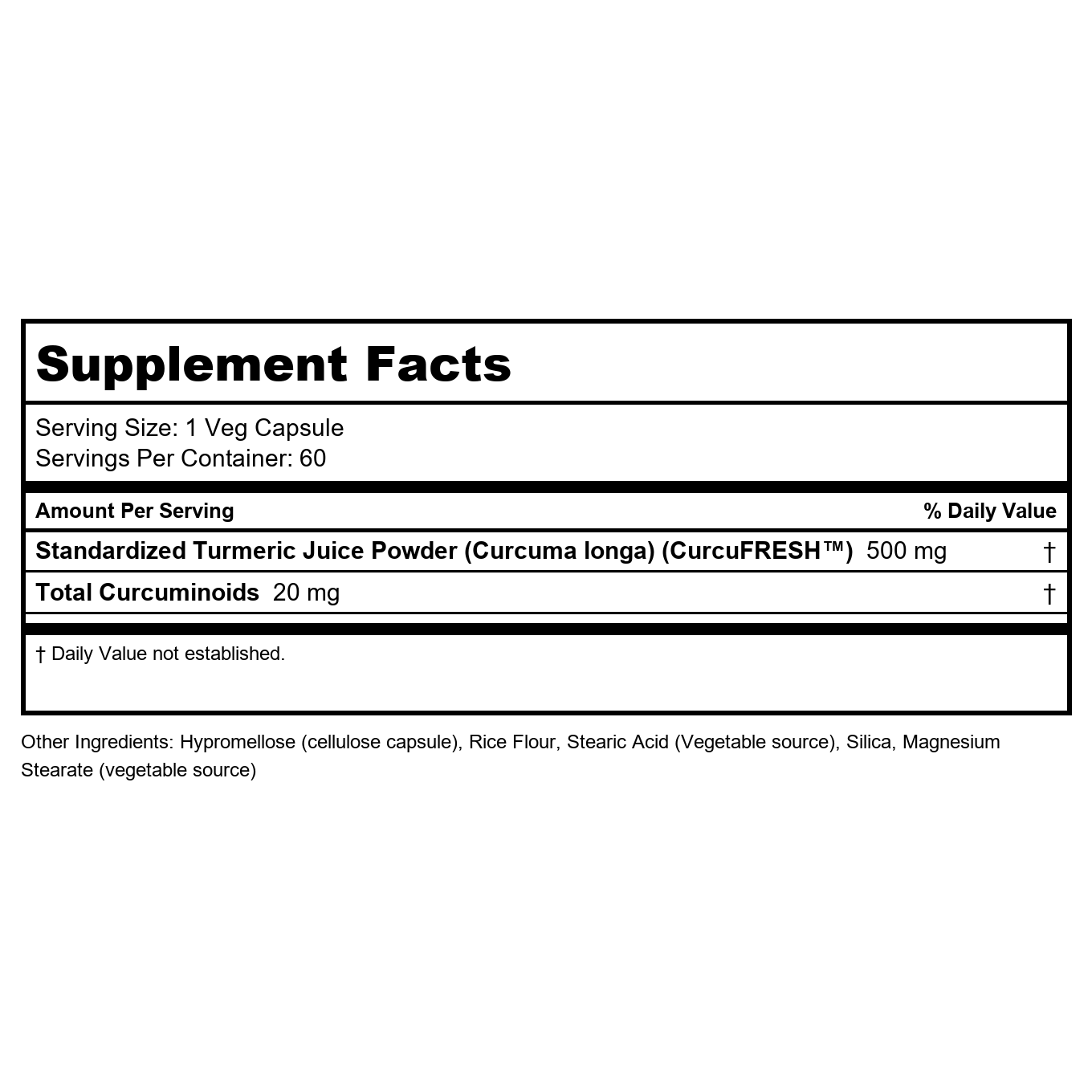 Now Foods CurcuFRESH Curcumin 60 Vcaps - 4937