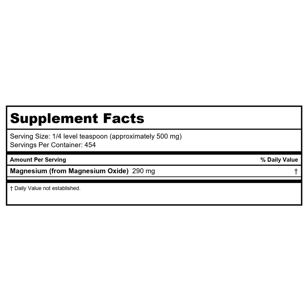 Now Foods Magnesium Oxide 8oz - 1310