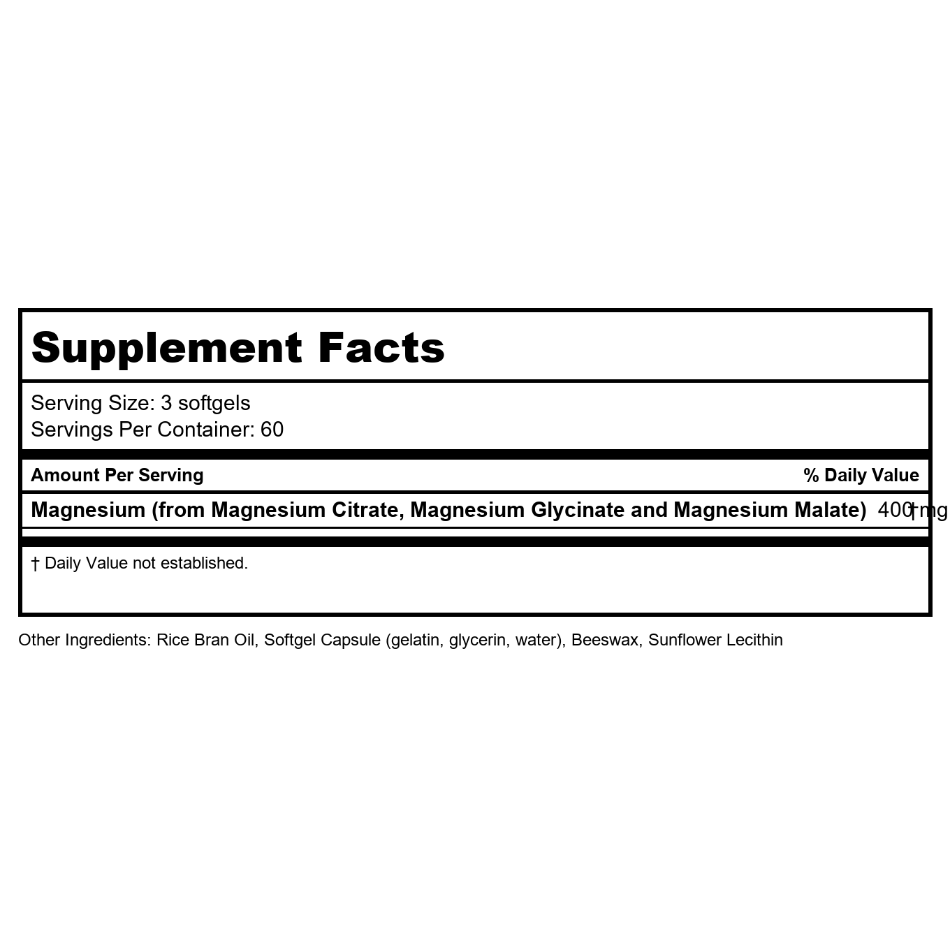 Now Foods Magnesium Citrate 180 Softgels - 1298