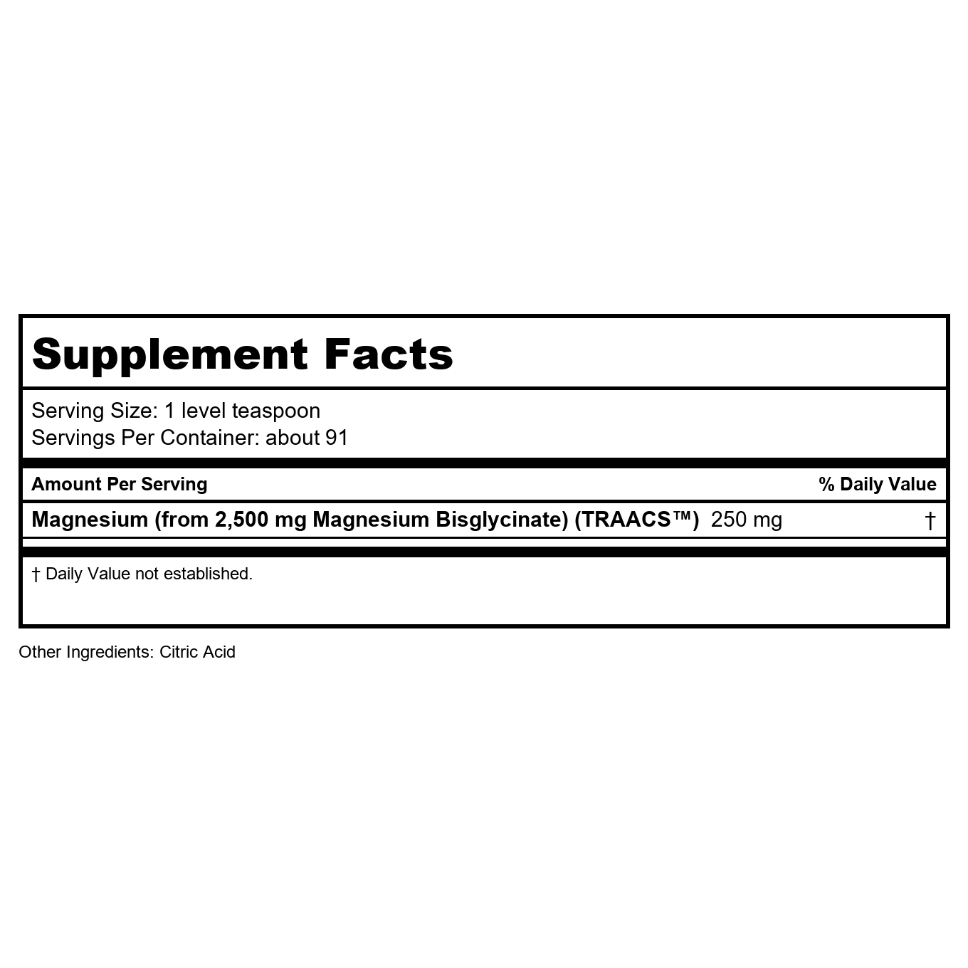 Now Foods Magnesium Bisglycinate Powder 8oz - 1299