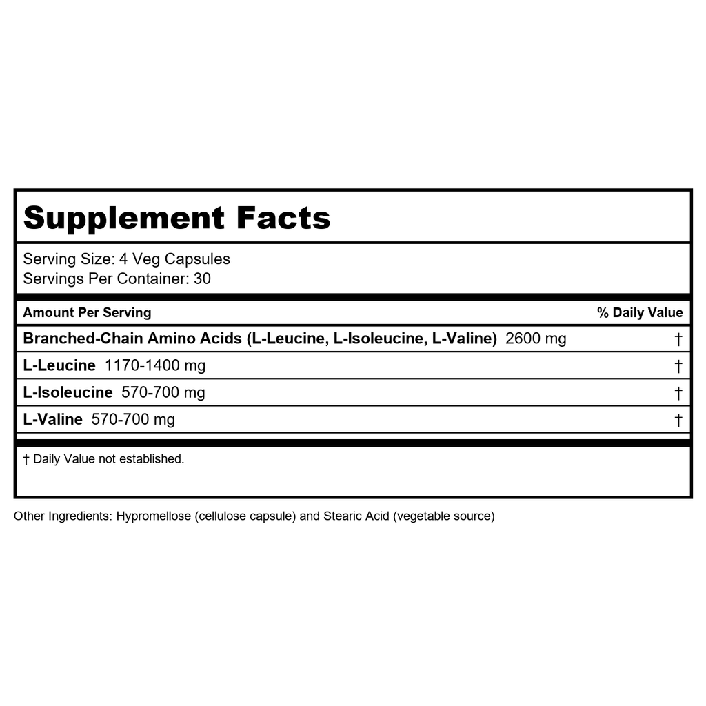 Now Sports Branched Chain Amino Acids 120 Vcaps - 0053