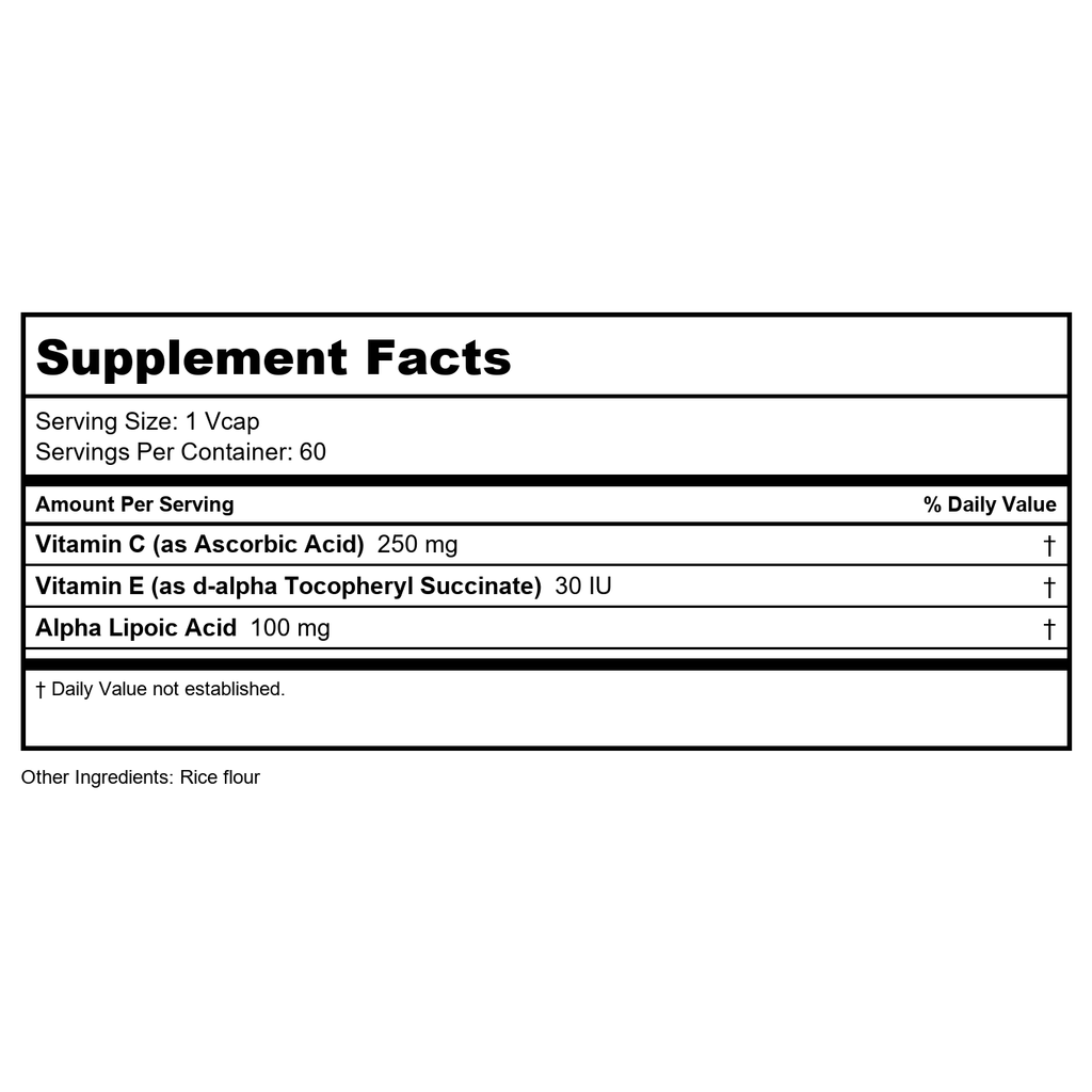 Now Foods Alpha Lipoic Acid 100 mg 60 Vcaps - 3040