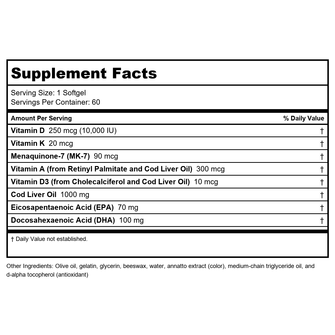 Now Foods Cod Liver Oil Extra Strength 1,000 mg 180 Softgels - 1744