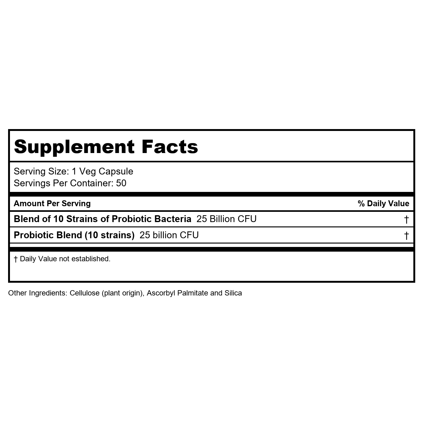 Now Foods Probiotic-10 25 Billion 50 Vcaps - 2926