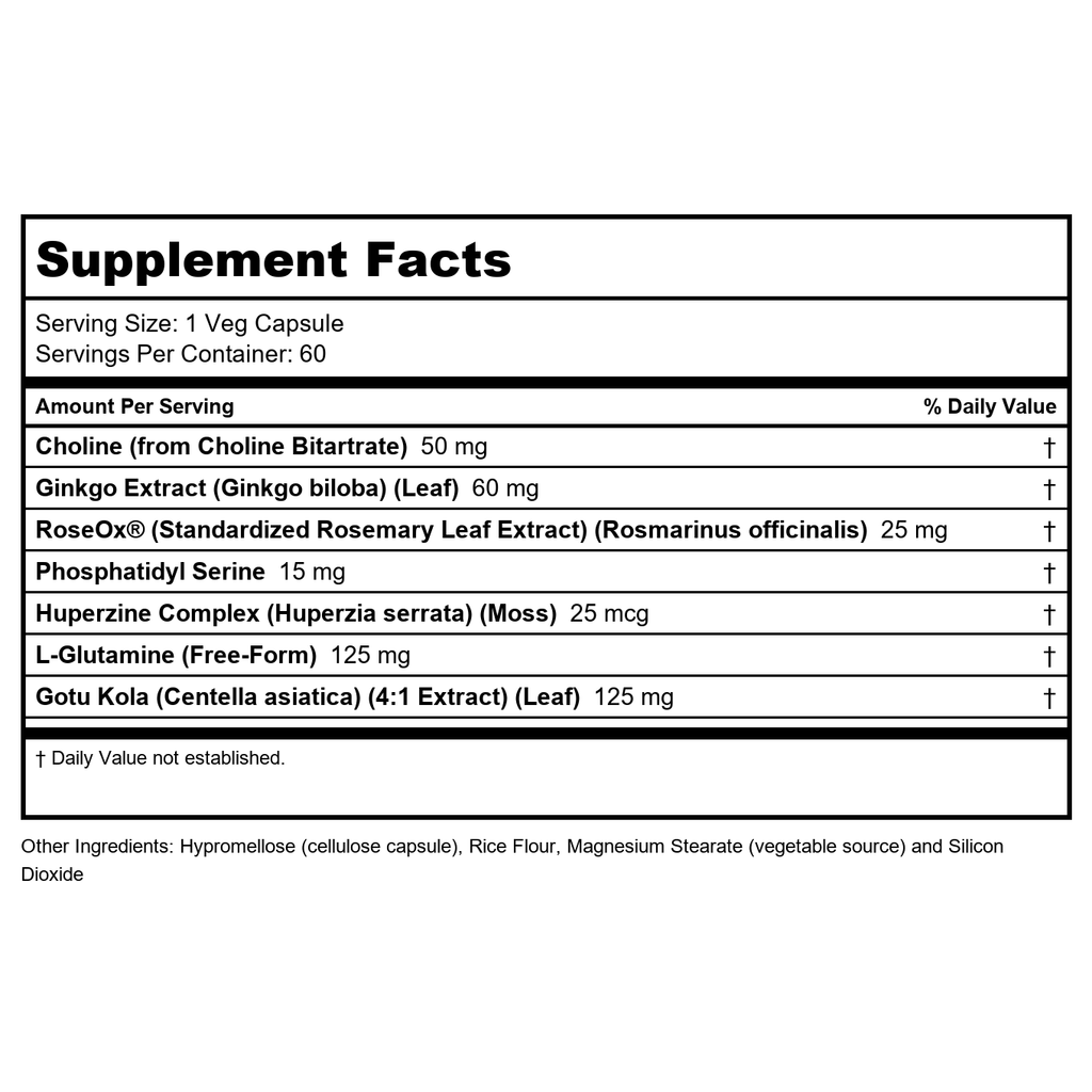 Now Foods Brain Elevate 60 Vcaps - 3303
